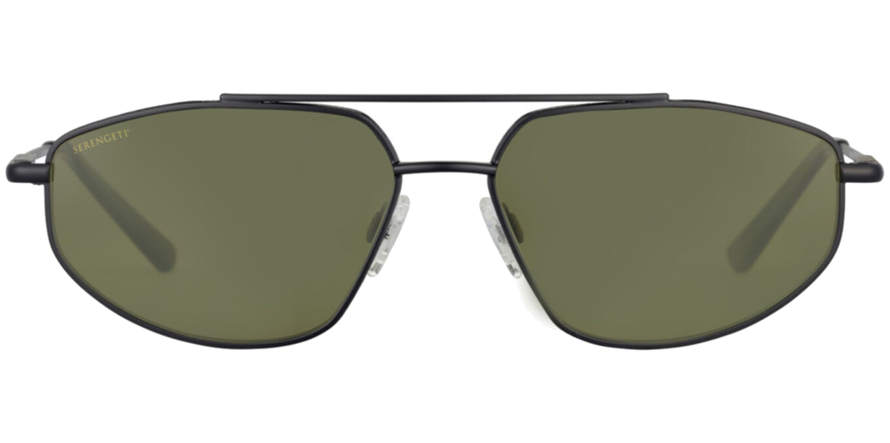 Serengeti Marlon Polarized Photochromic Geometric Aviator w/ Glass Lens