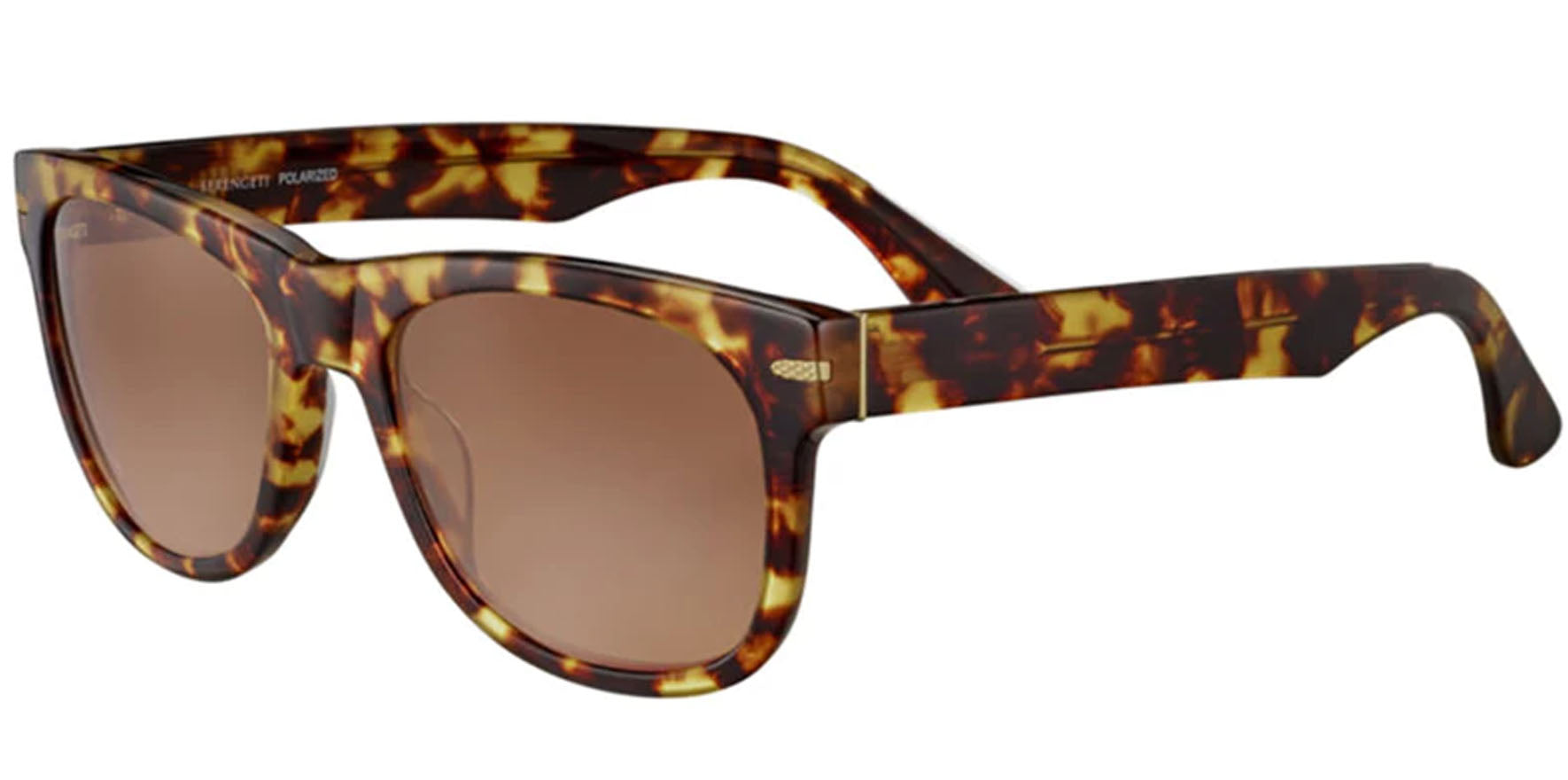 Serengeti Foyt Large Polarized Photochromic Black Soft Square