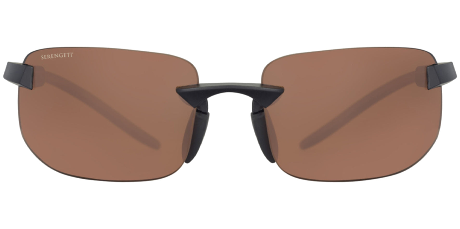 Serengeti Lupton Small Polarized Rimless Wrap - Eyedictive