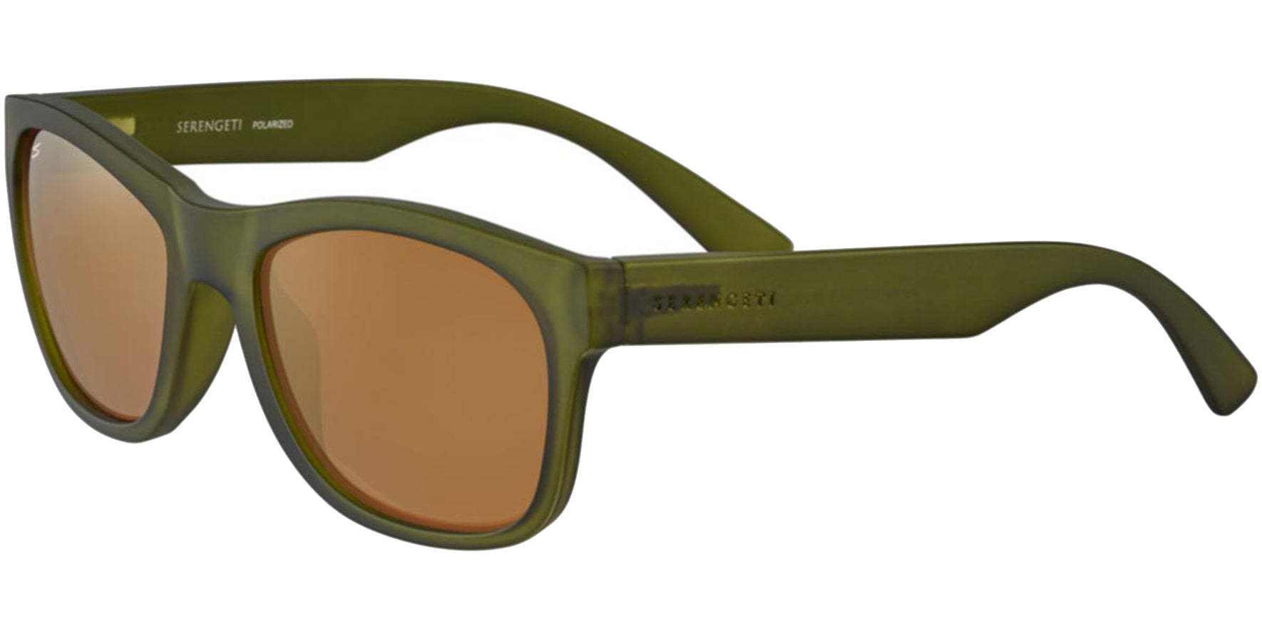 Serengeti Chandler Polarized Rubberized Khaki Soft Square