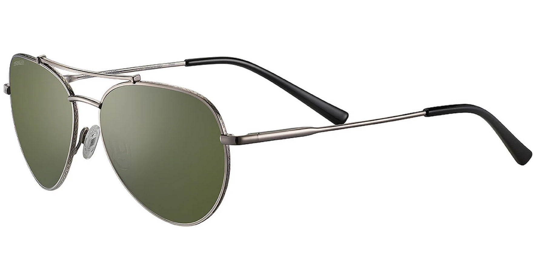 Serengeti Pete Polarized Photochromic Aviator w/ Glass Lenses