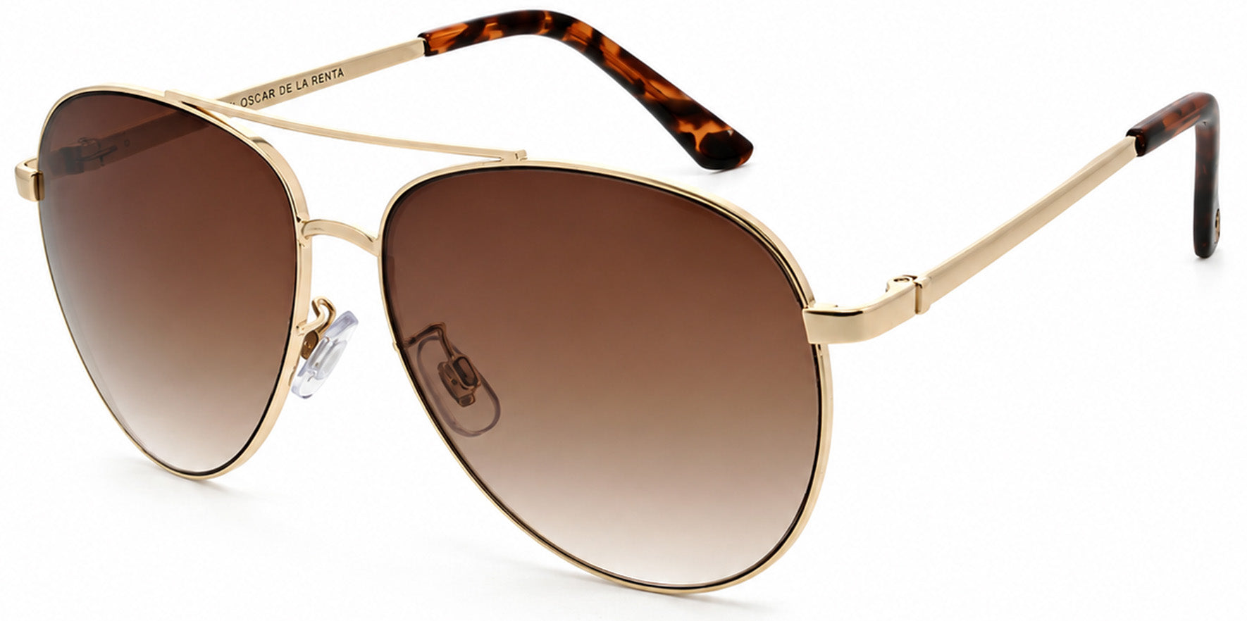 Oscar By Oscar De La Renta Lana Aviator w/ Gradient Lens