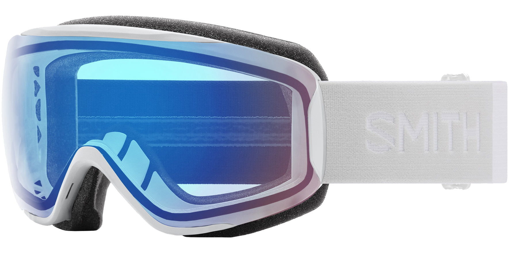 Smith Optics Moment ChromaPop White Vapor Snow Goggles