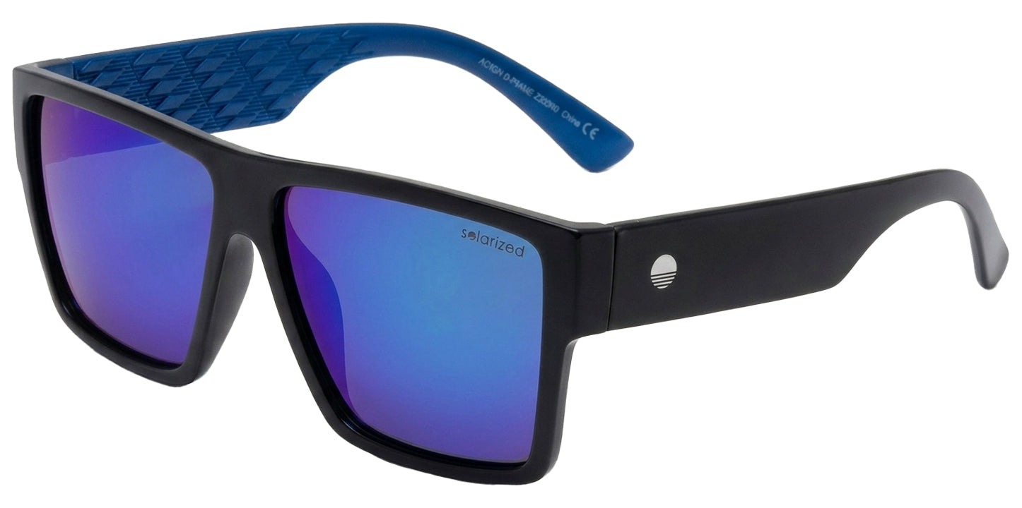 Solarized Action D-Frame Polarized Square w/ Steel Hinges