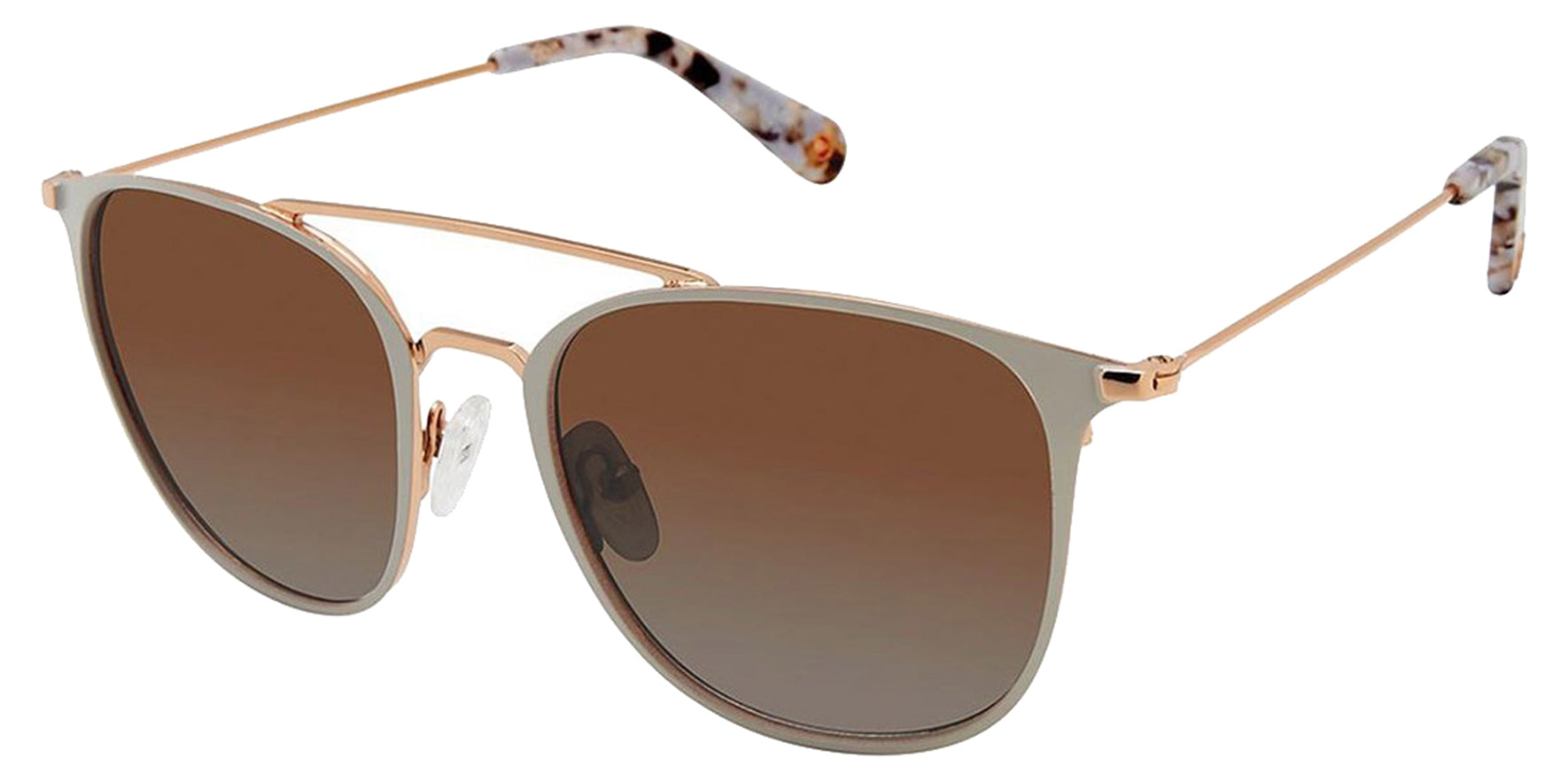 Sperry Tierra Bone White/Rose Gold-Tone Pilot - Eyedictive