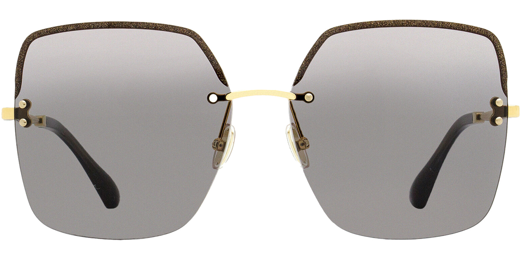 Jimmy Choo Tavi Rimless Butterfly w/ Reverse Gradient Lens - Eyedictive