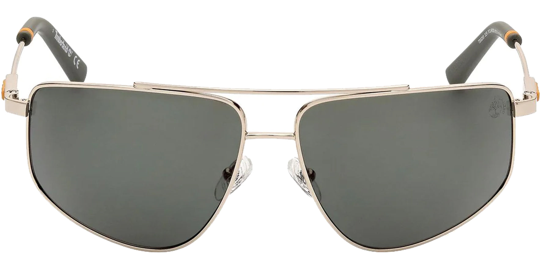 Timberland Polarized Gold-Tone Double-Bridge Navigator - Eyedictive