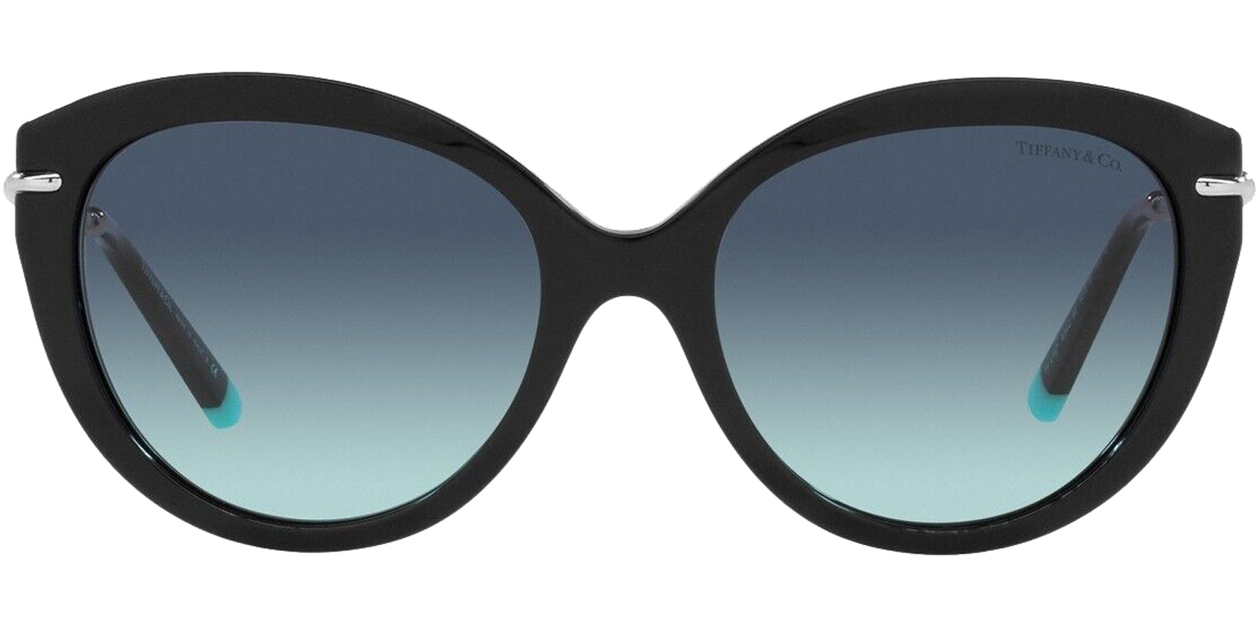 Tiffany & Co. Black Round Cat Eye w/ Gradient Lens - Eyedictive