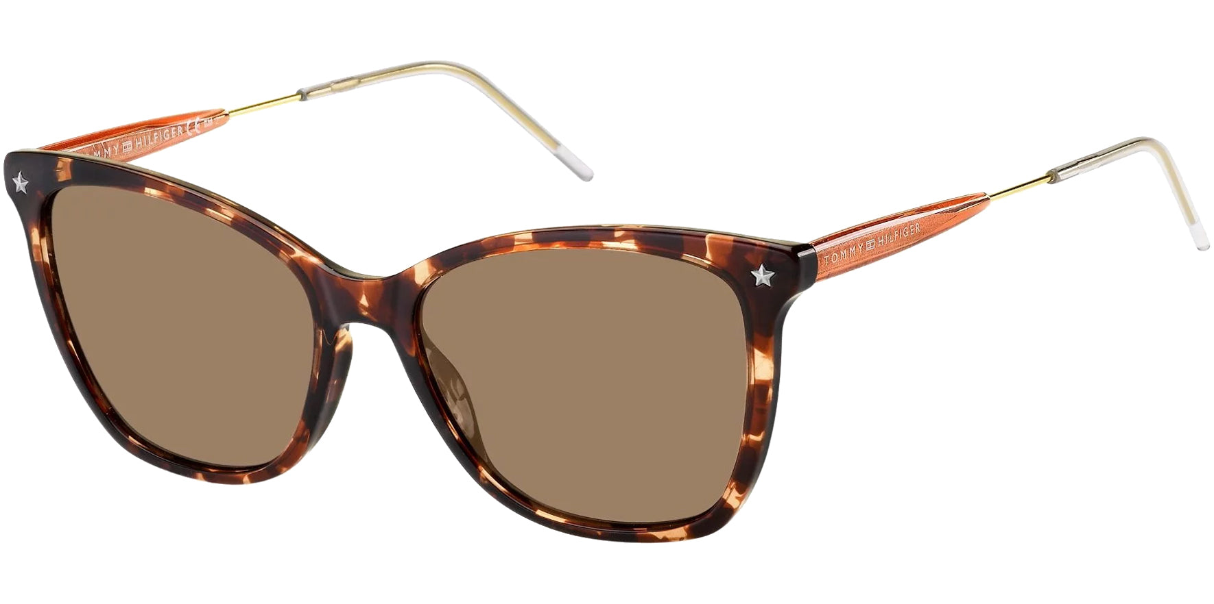 Tommy Hilfiger Havana Cat Eye