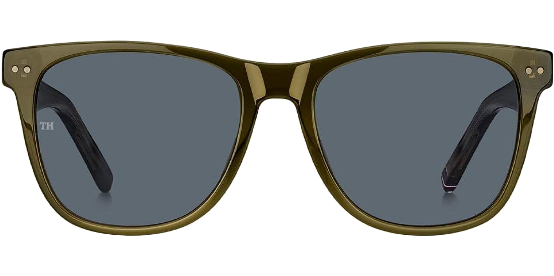 Tommy Hilfiger Olive Classic Square - Eyedictive