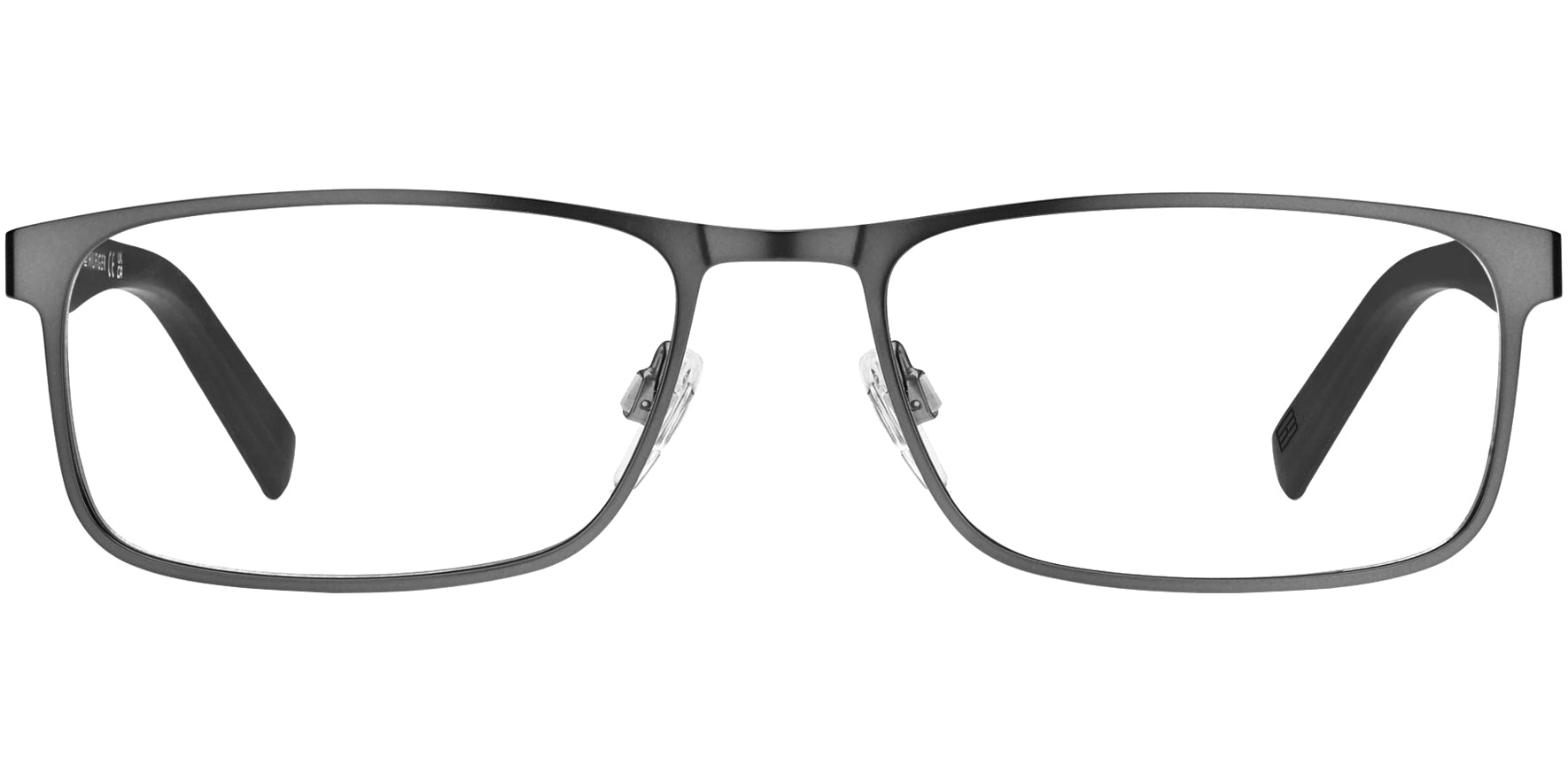 Tommy Hilfiger Rectangle Eyeglasses w/ Textured Temples