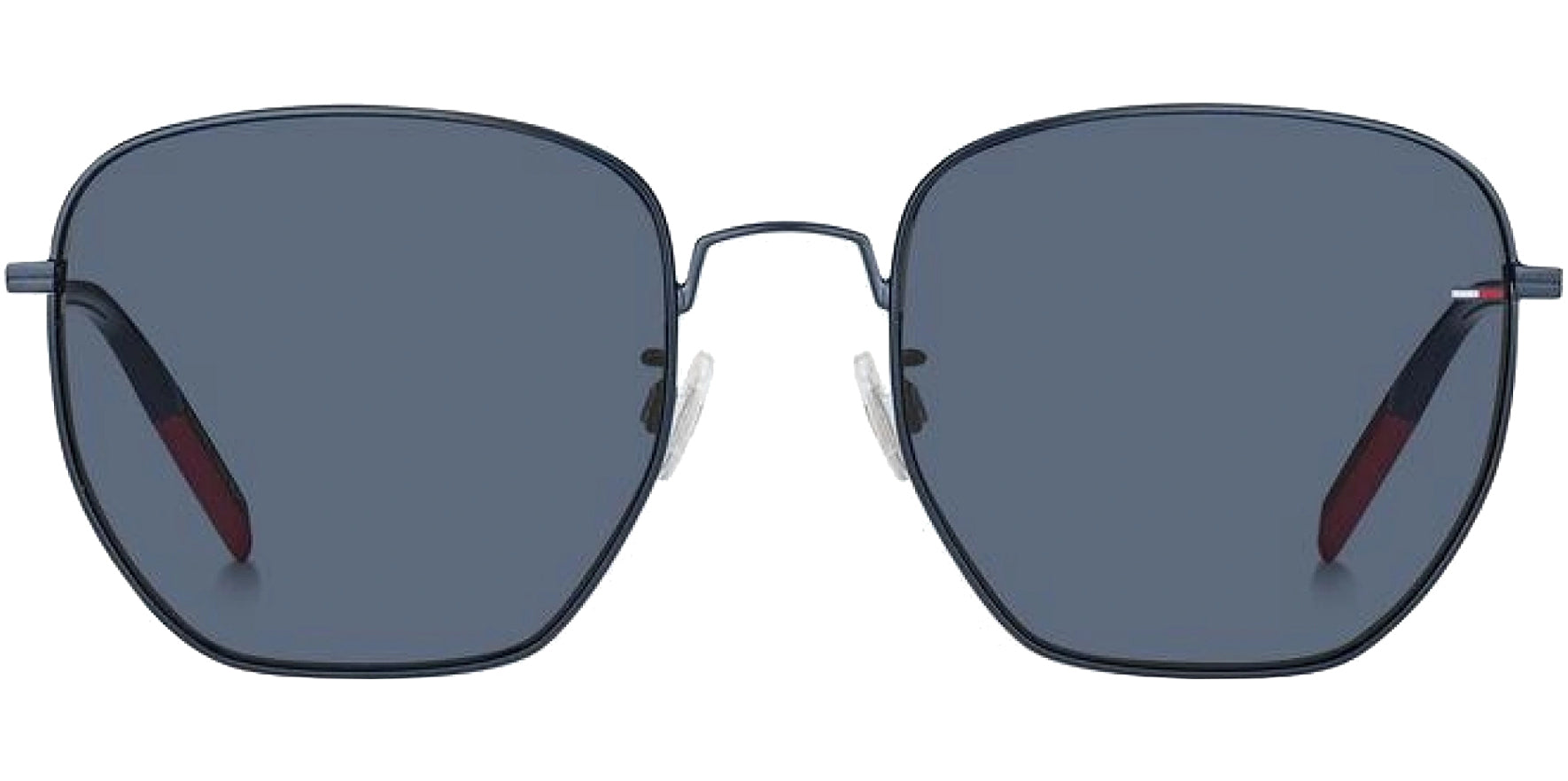 Tommy Hilfiger Matte Blue Squared Geometric - Eyedictive