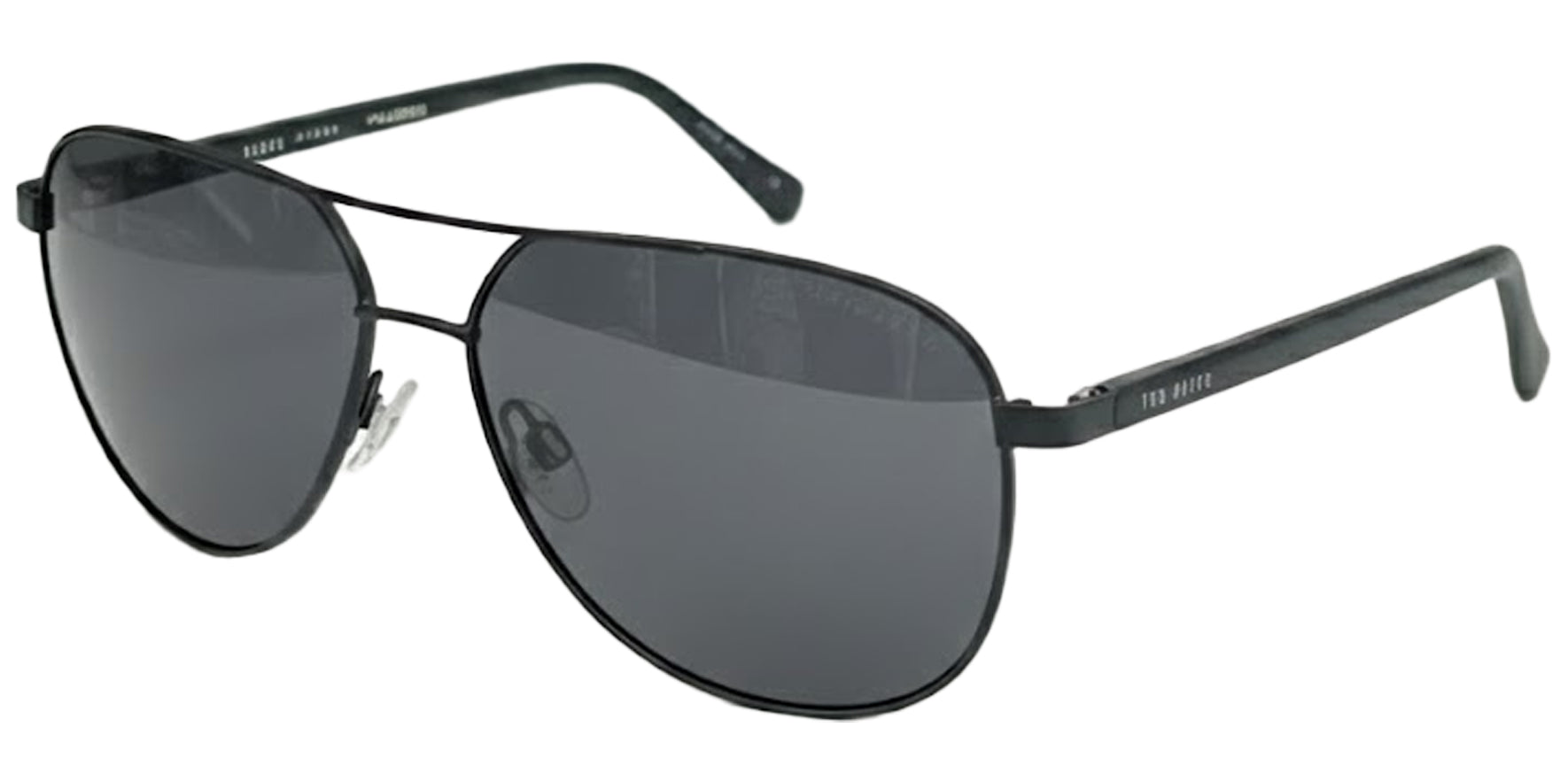 Ted Baker Polarized Metal Aviator w Spring Flex Hinges