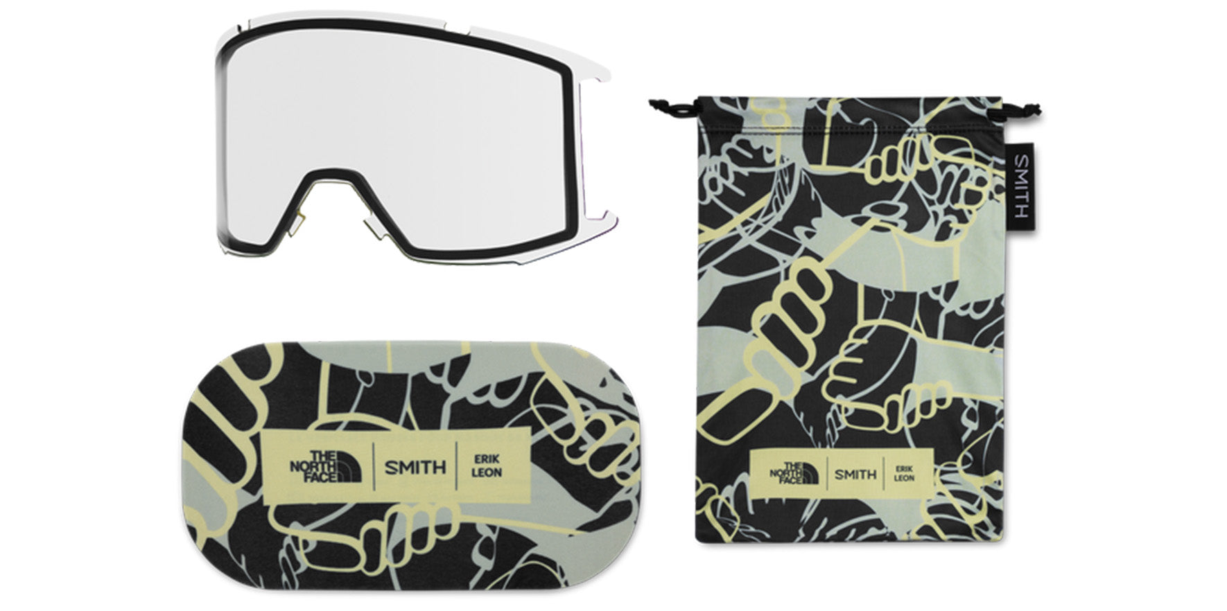 Smith Optics Squad x TNF Erik Leon ChromaPop Snow Goggles w/ Bonus Lens - Eyedictive