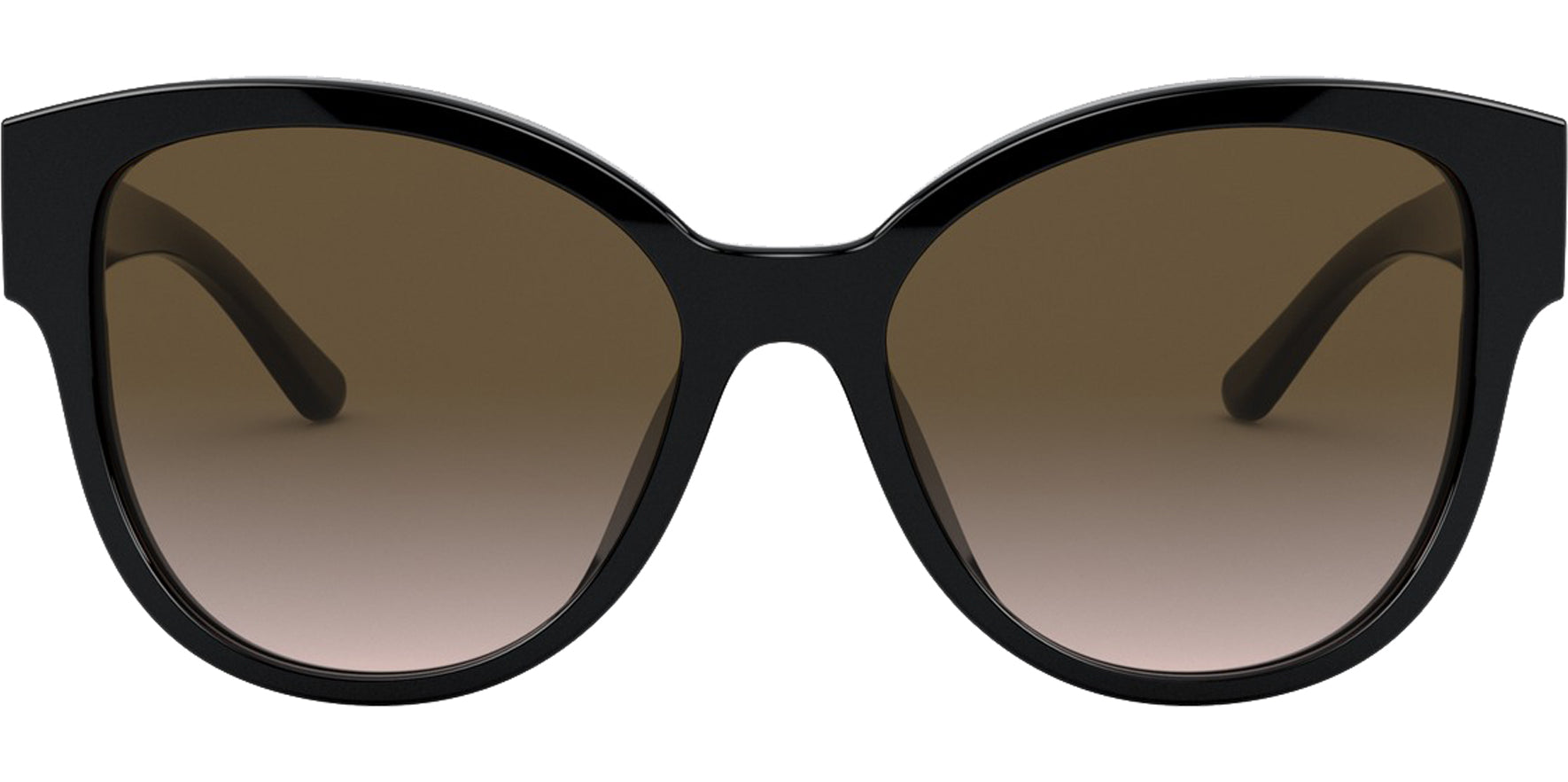 Tory Burch Black Rounded Cat Eye w/ Gradient Lens - Eyedictive