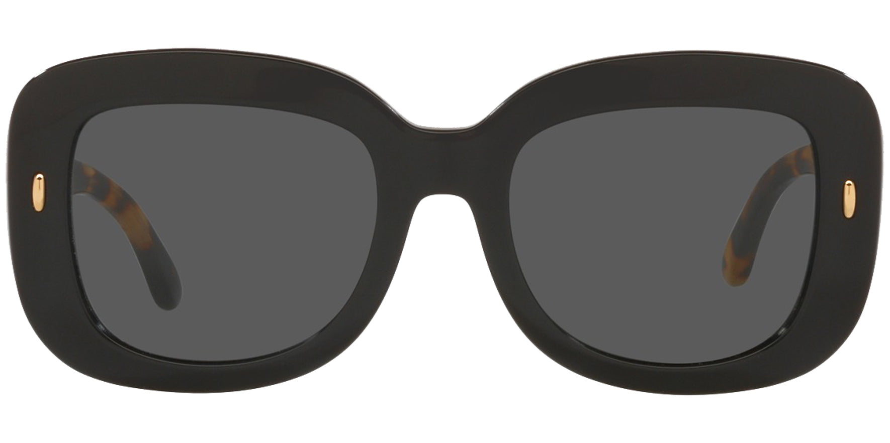 Tory Burch Black Chunky Mod Oval - Eyedictive