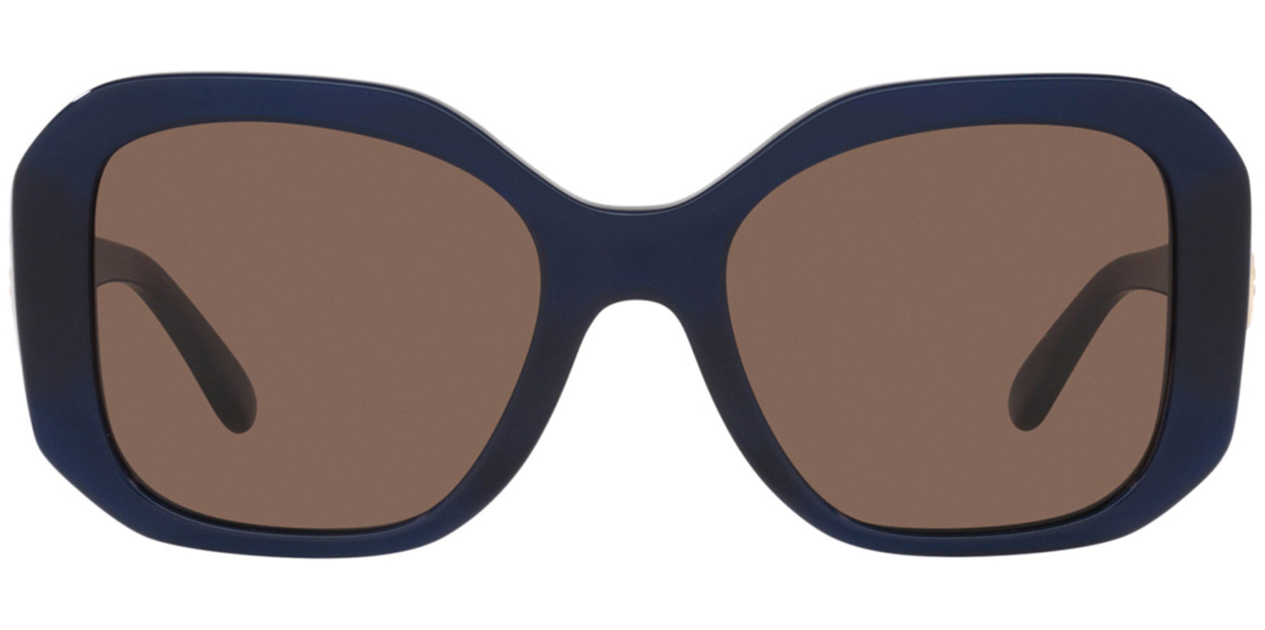 Tory Burch Transparent Navy Geometric Butterfly - Eyedictive