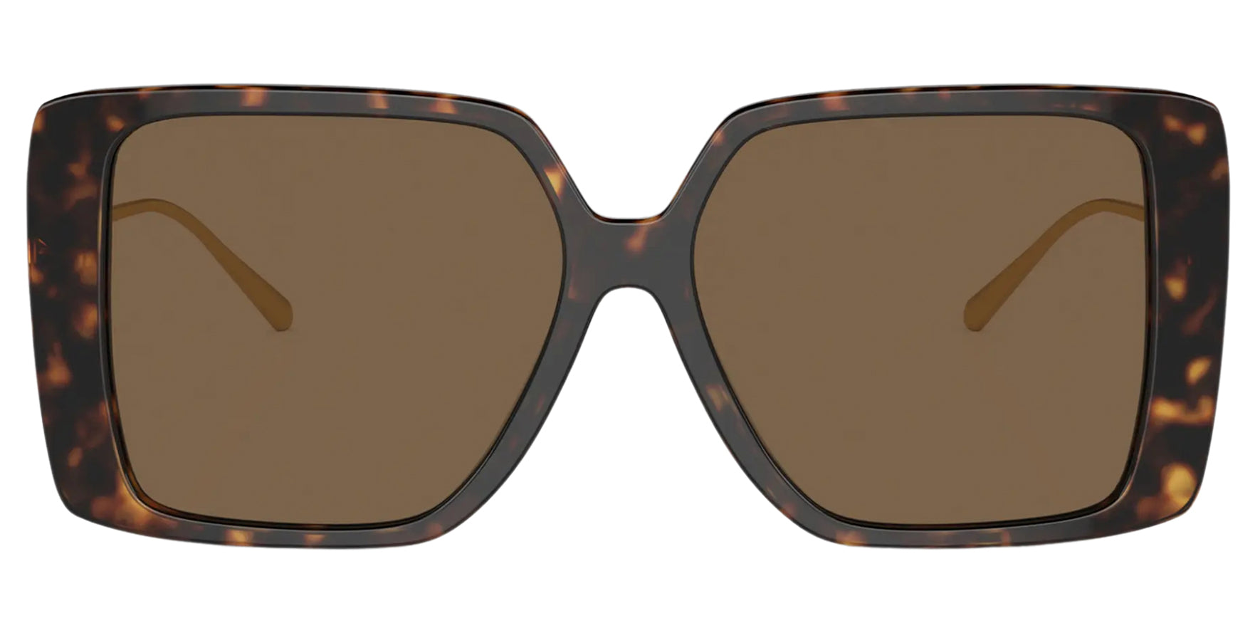 Tory Burch Tortoise/Shiny Gold Oversized Square - Eyedictive