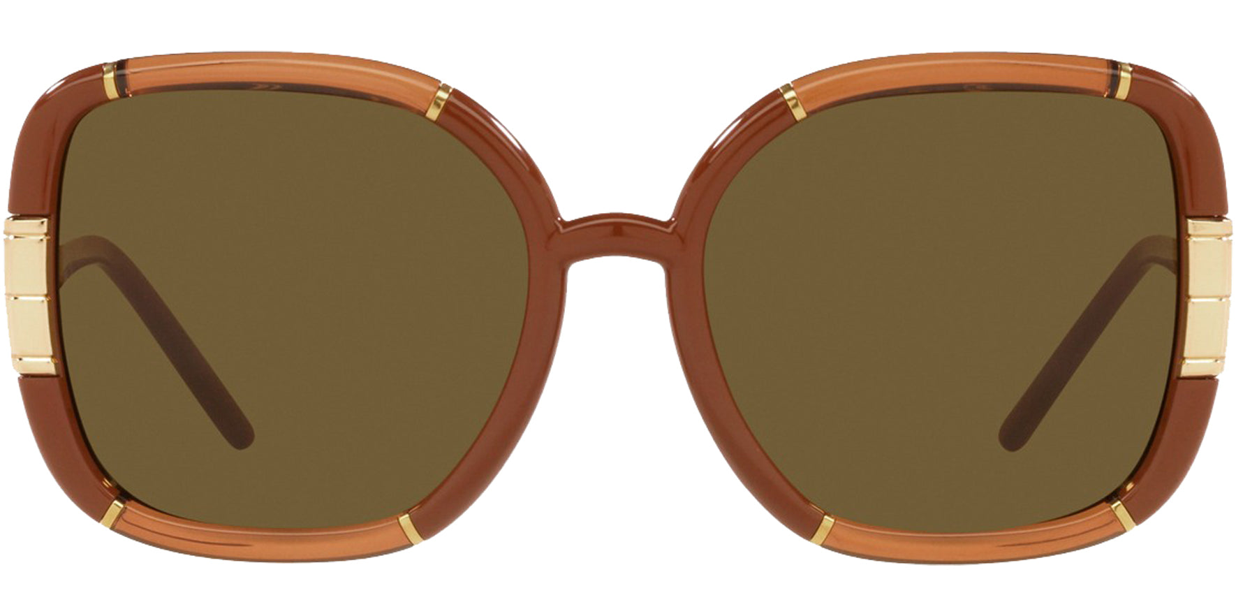 Tory Burch Camel Oversize Square - Eyedictive