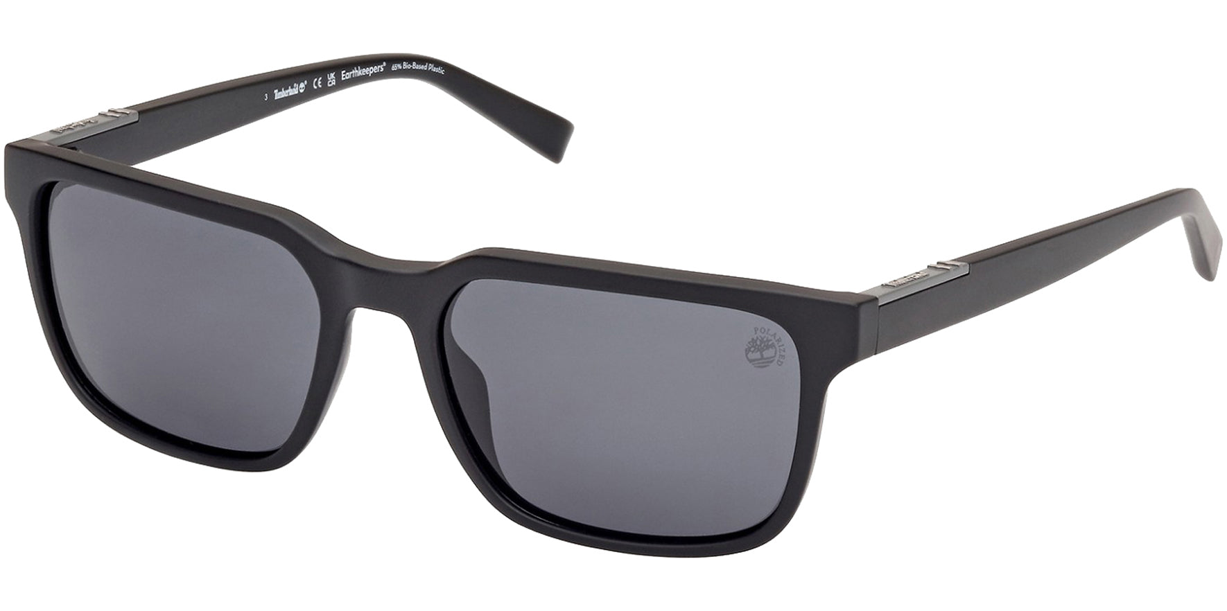 Timberland Polarized Matte Black Square