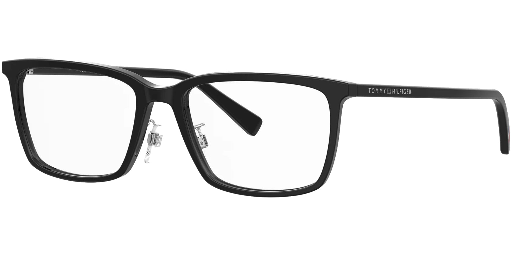 Tommy Hilfiger Square Eyeglasses w/ Steel Hinges