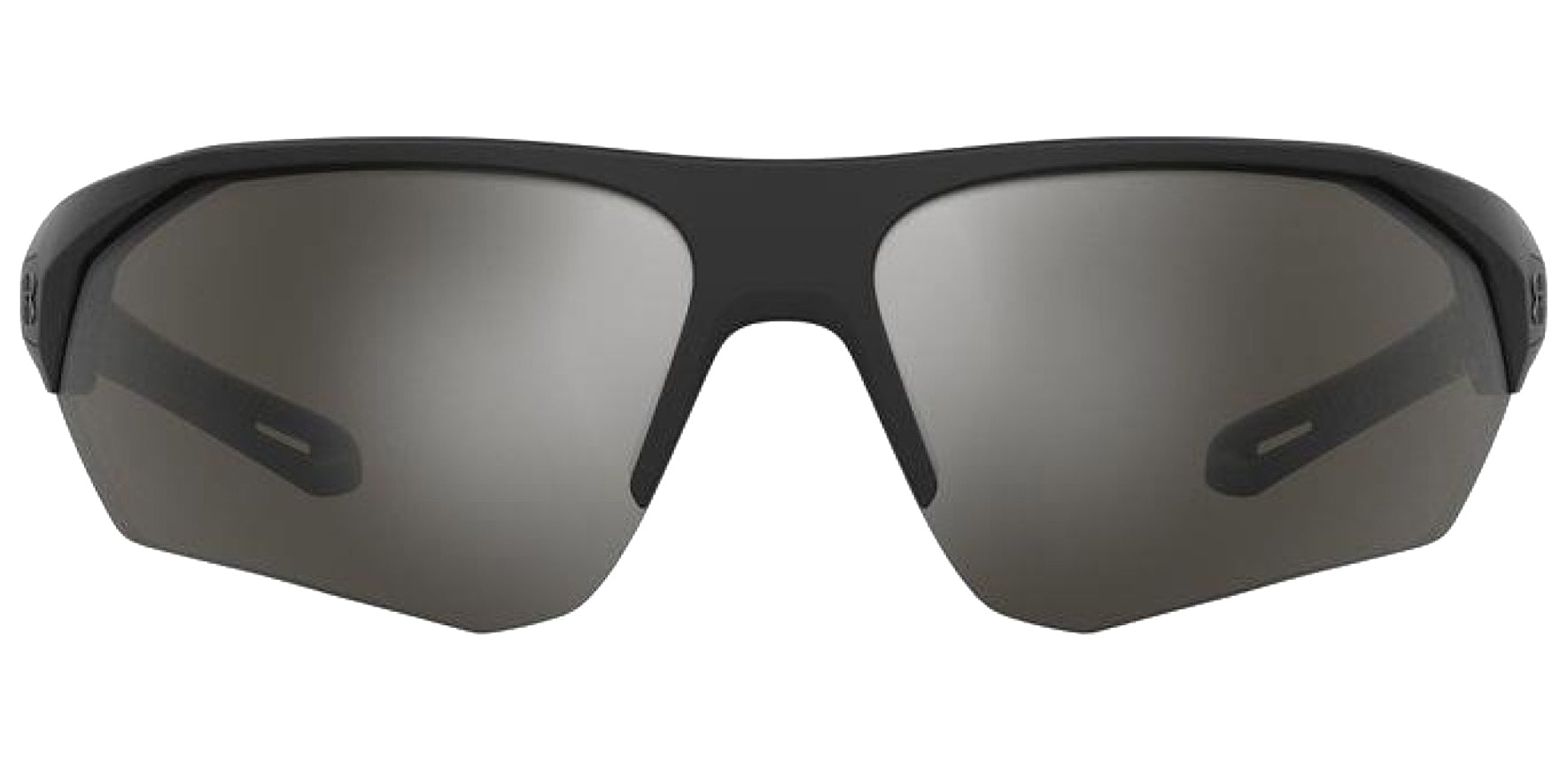 Under Armour Playmaker Black Semi-Rimless Wrap w/ Mirror Lens