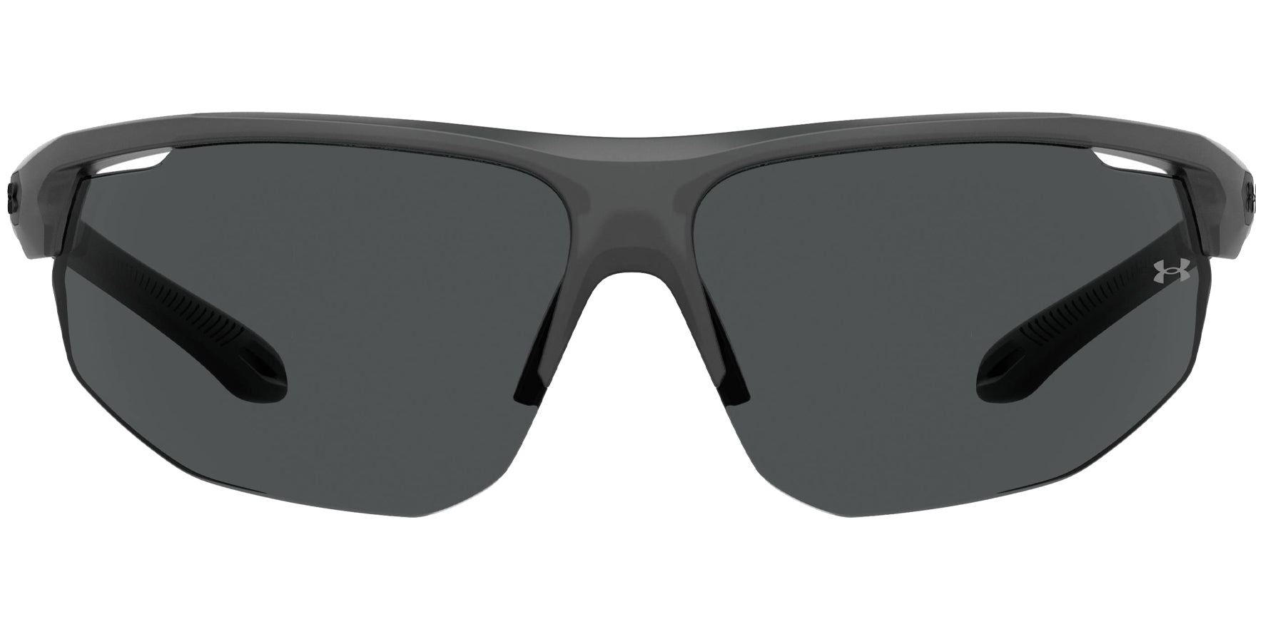 Under Armour Clutch Grey Semi-Rimless Wrap - Eyedictive