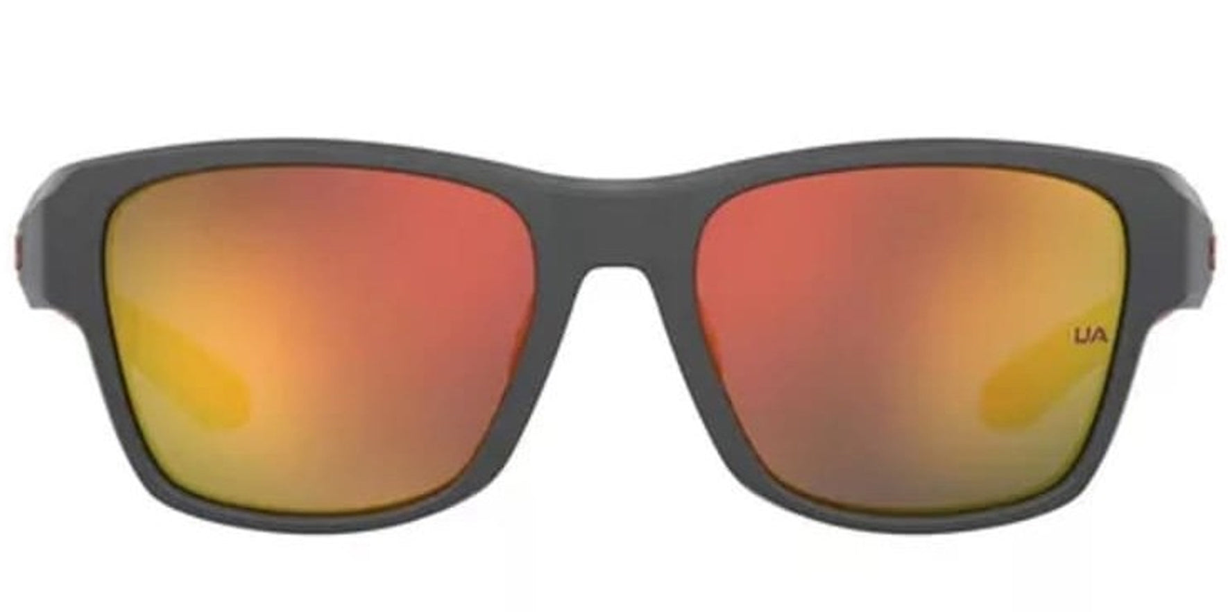 Under Armour Matte Pitch Grey Square w/ Mirrored Lenses - Eyedictive