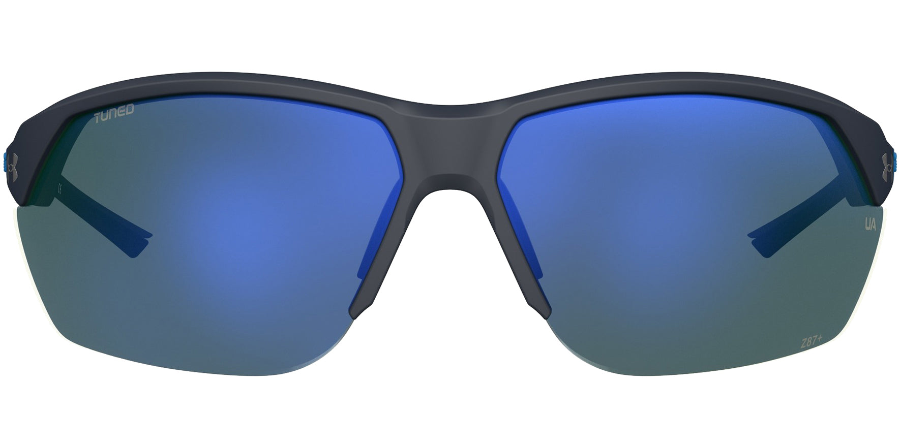 Under Armour Compete ANSI Z87+ Semi-Rimless Wrap w/ Mirror Lens