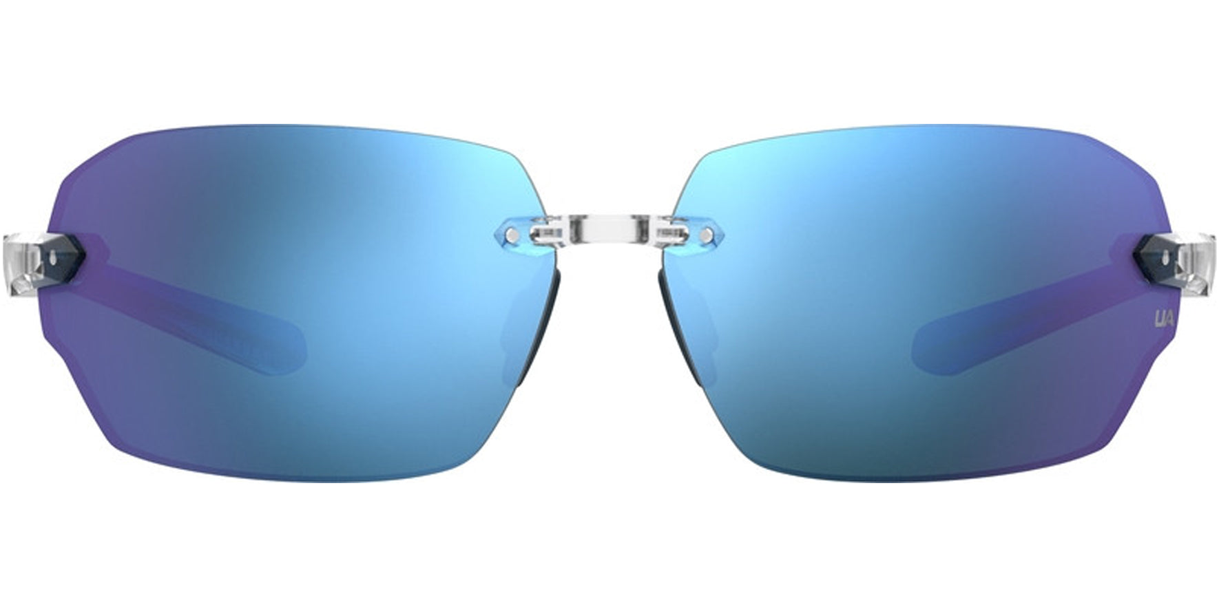 Under Armour Fire 2 Matte & Shiny Crystal Rimless Wrap - Eyedictive