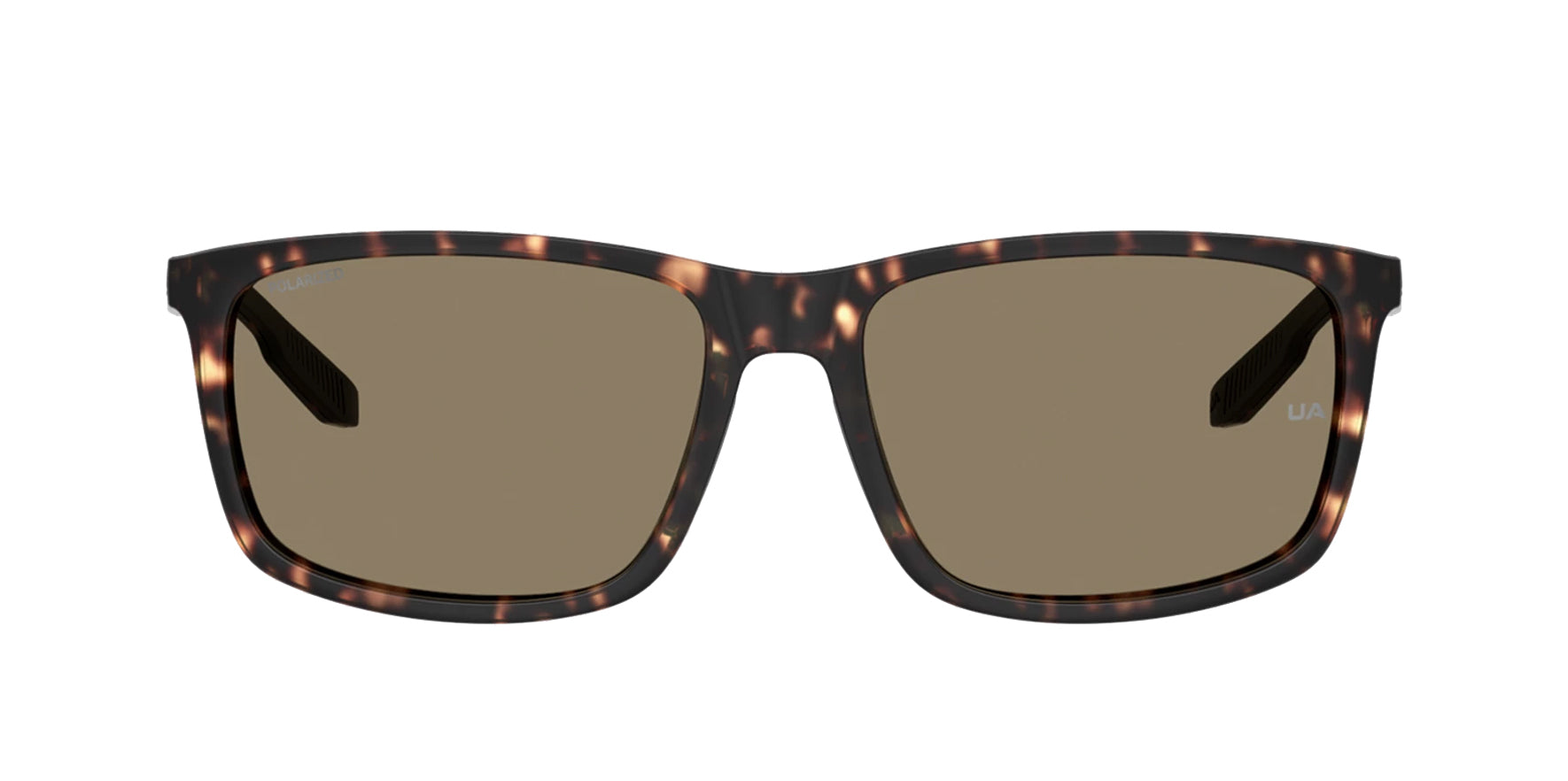 Under Armour Loudon Polarized Matte Tortoise Rectangular - Eyedictive