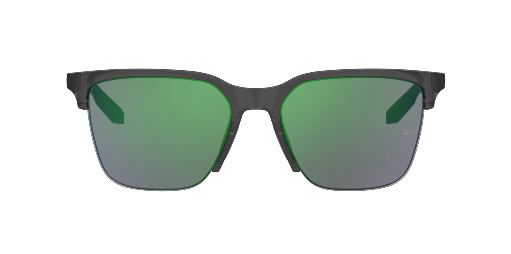 Under Armour Phenom Semi-Rimless Square w/ Mirrored Lenses