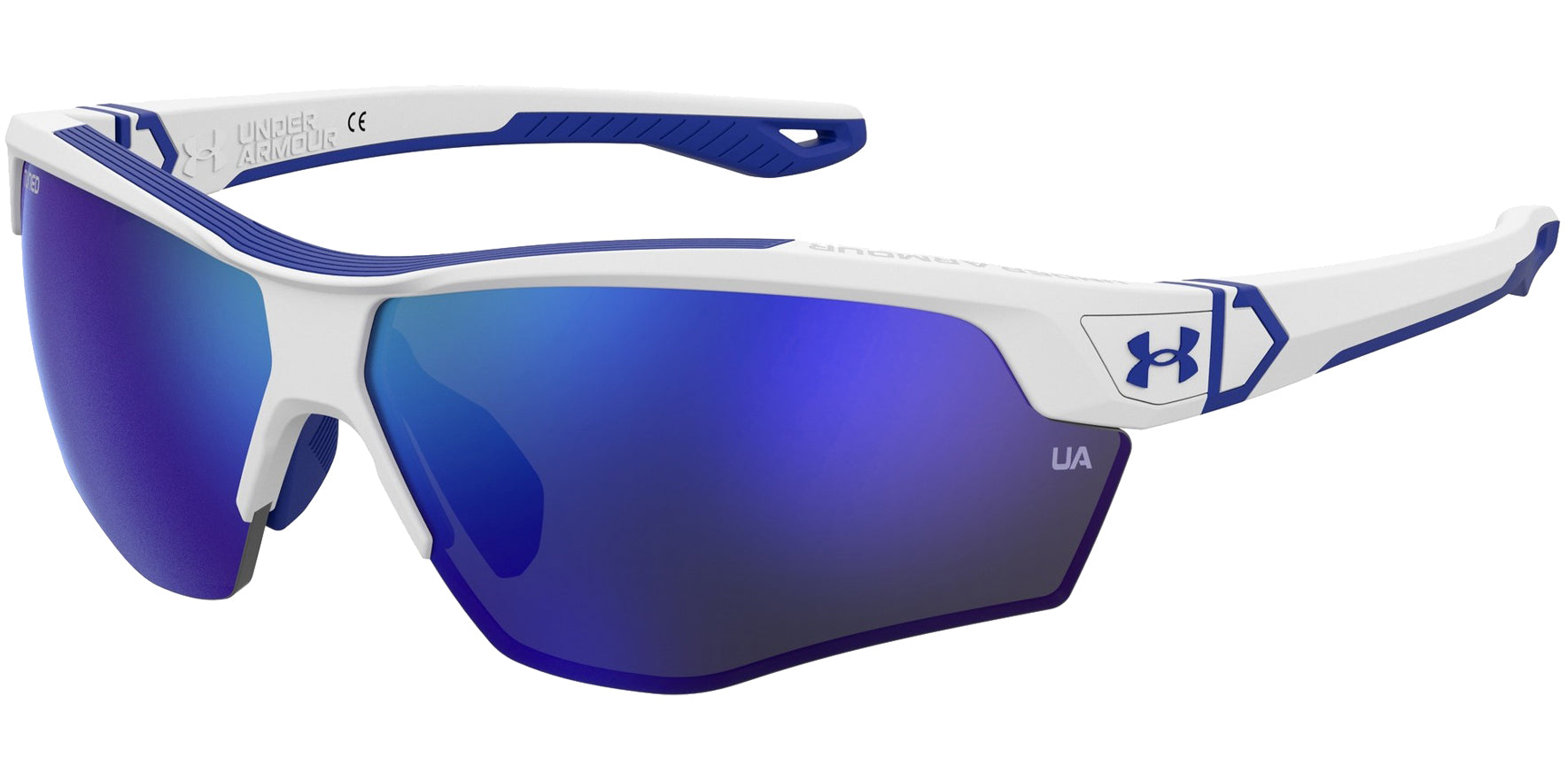Under Armour Yard Dual Jr. Semi-Rimless Wrap w/ Mirror Lens