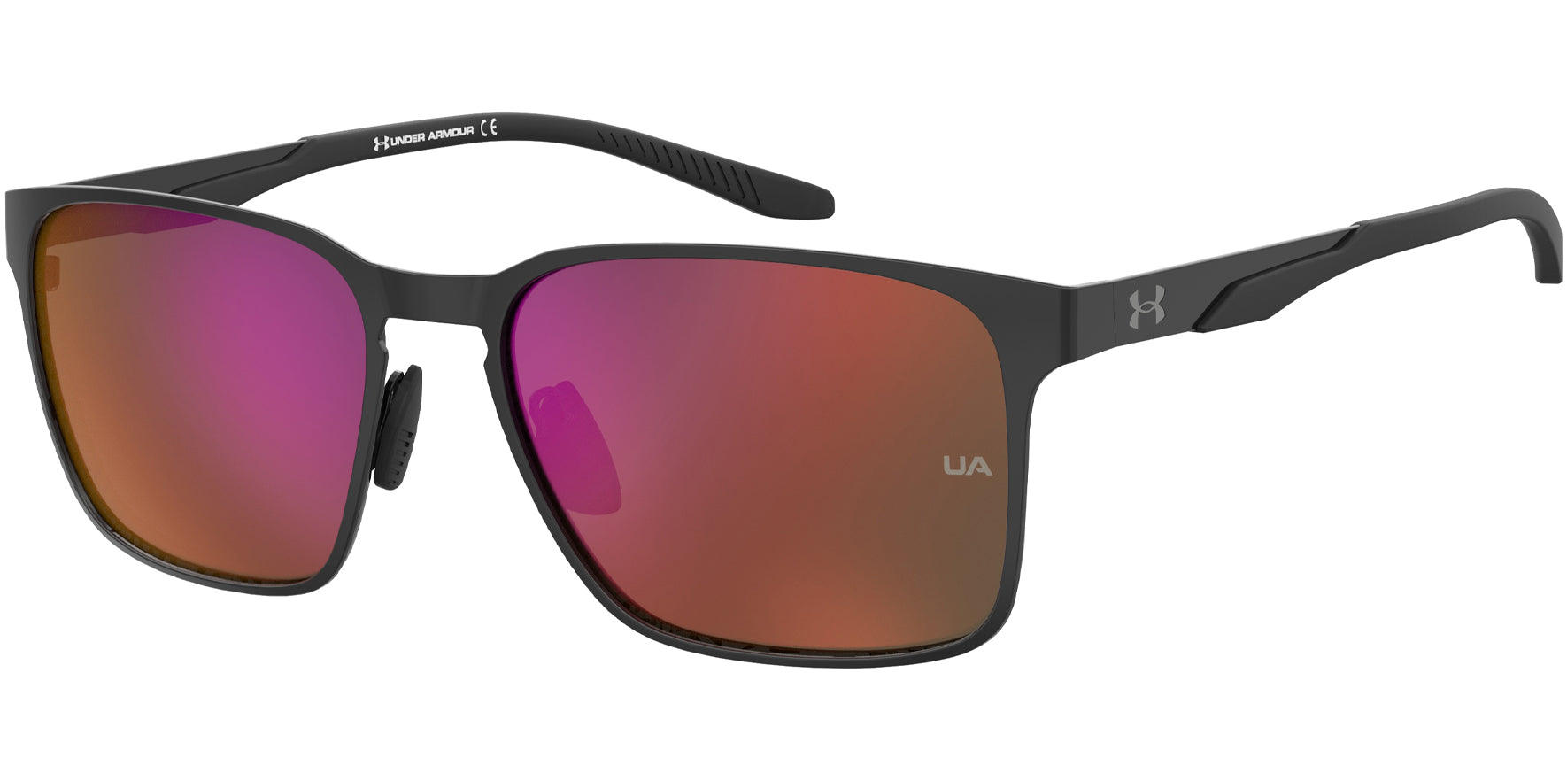 Under Armour Assist MTL Black Metal Square w/ Mirror Lens
