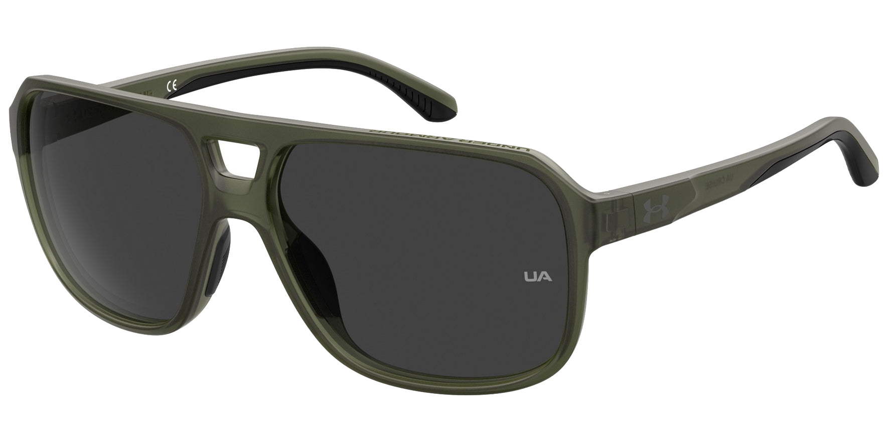 Under Armour Cruise Black Green Crystal Navigator w/ Rubber Nose Pads