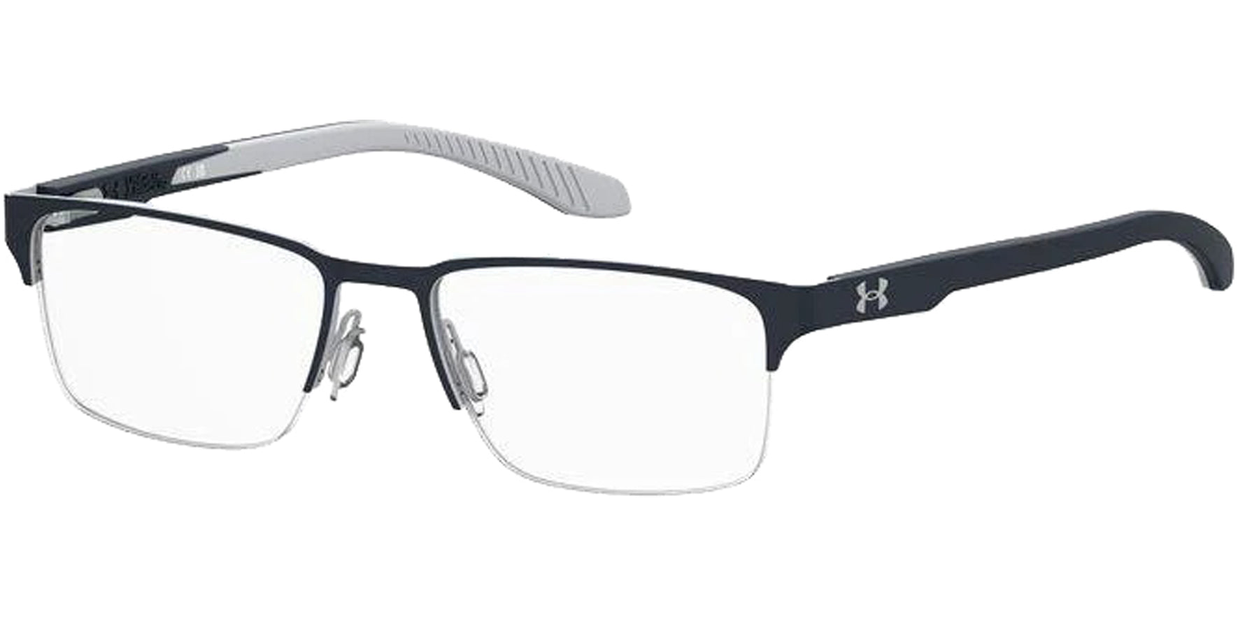 Under Armour Stainless Steel Semi-Rimless Rectangle Eyeglasses