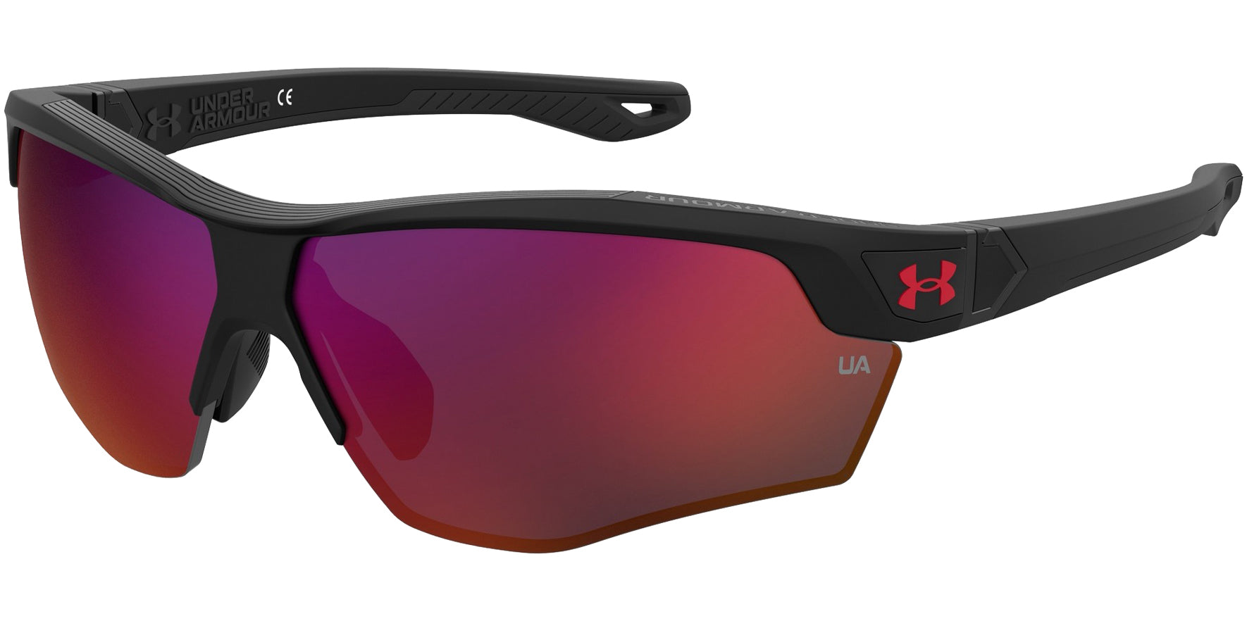 Under Armour Yard Dual Jr. Semi-Rimless Wrap w/ Mirror Lens