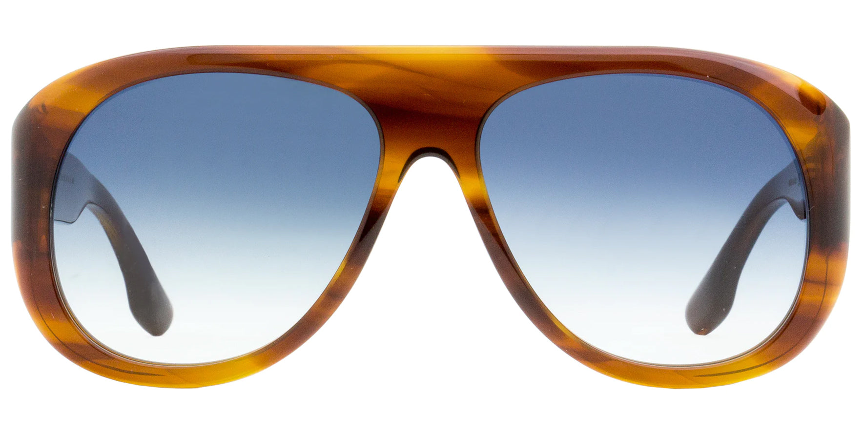 Victoria Beckham Rust Brown Oversized Pilot w/ Zeiss Lens - Eyedictive