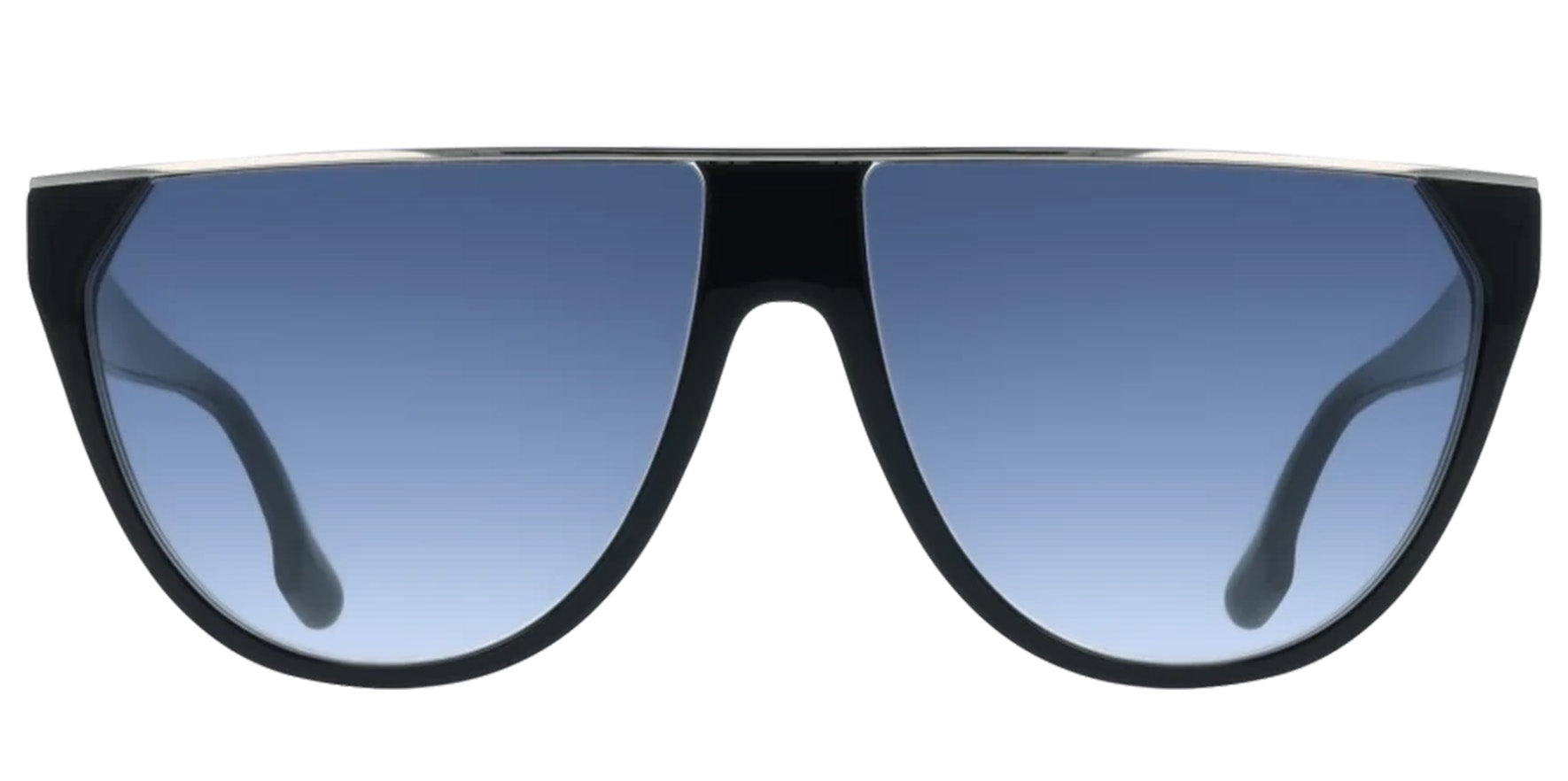 Victoria Beckham Flat-Top Round w/ Gradient Lens