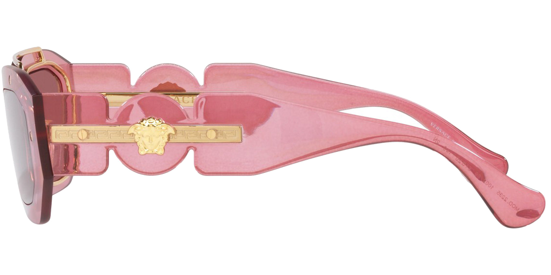 Versace Rectangle Lens Over Frame - Eyedictive