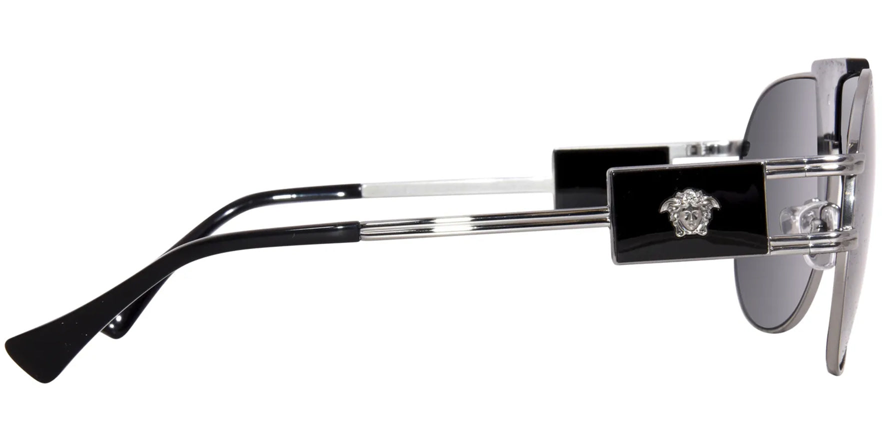 Versace Medusa Gunmetal Pilot - Eyedictive