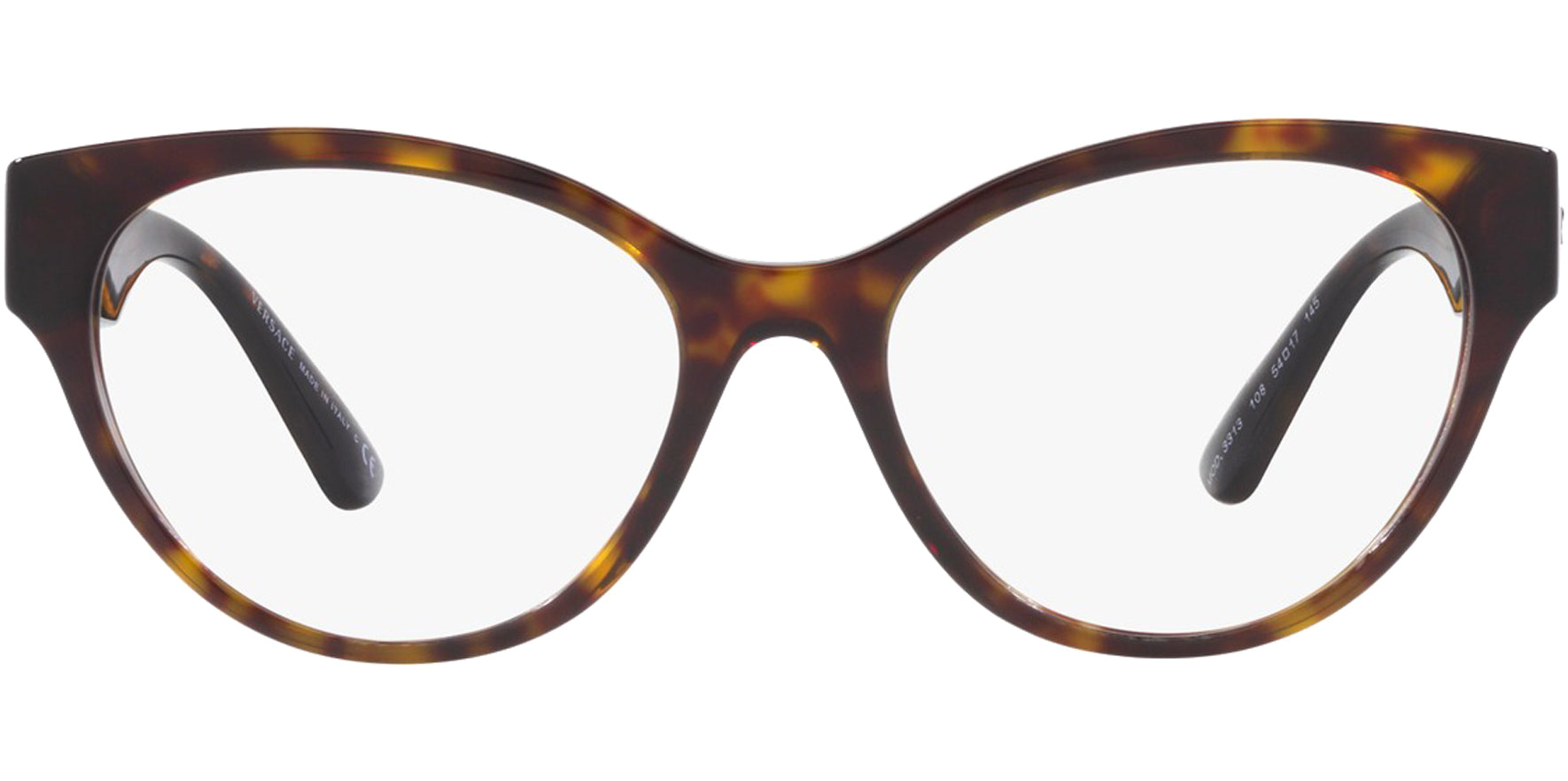 Versace Alt Fit Oval Cat Eye Eyeglass Frames - Eyedictive