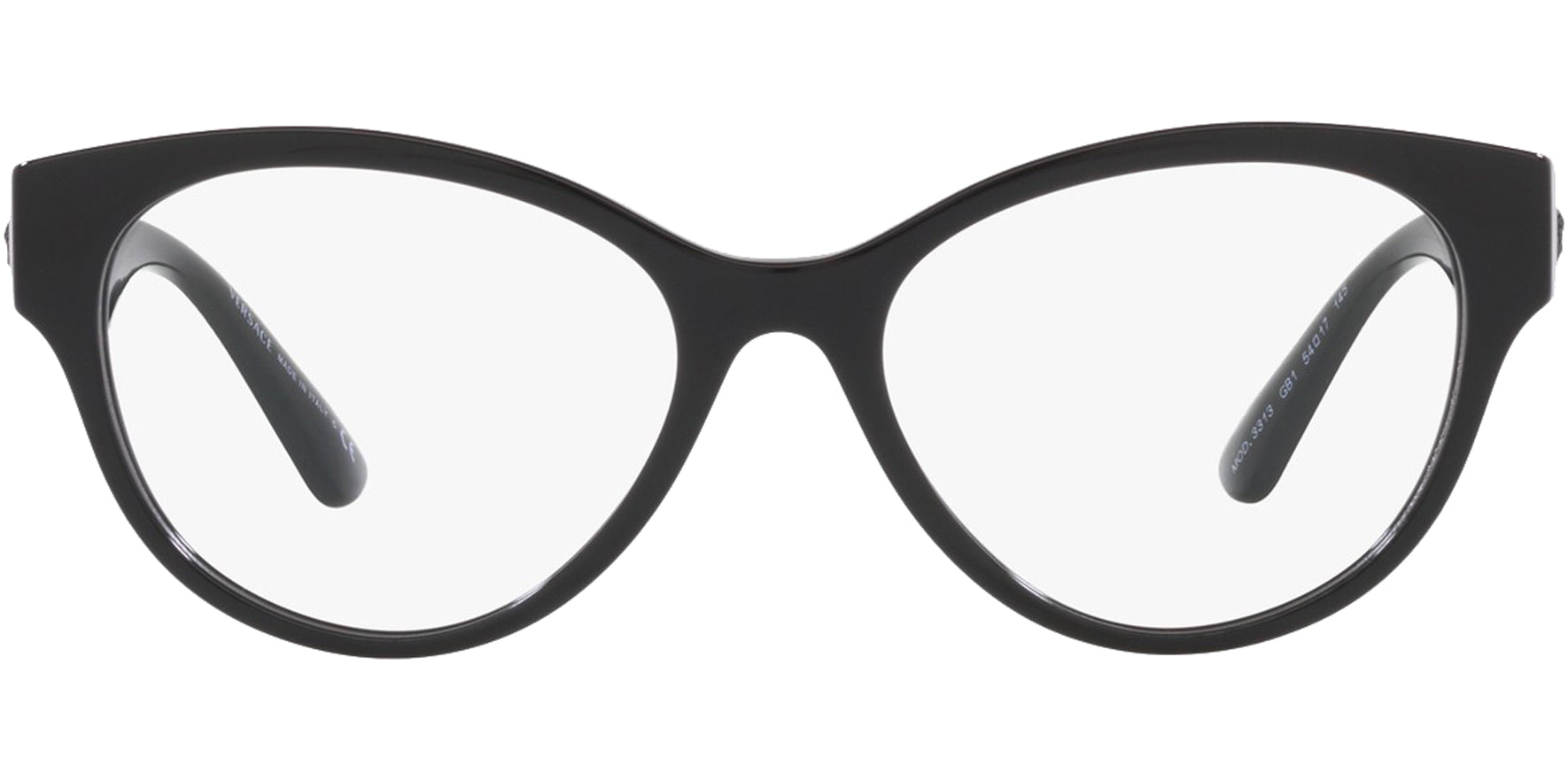 Versace Alt Fit Oval Cat Eye Eyeglass Frames - Eyedictive
