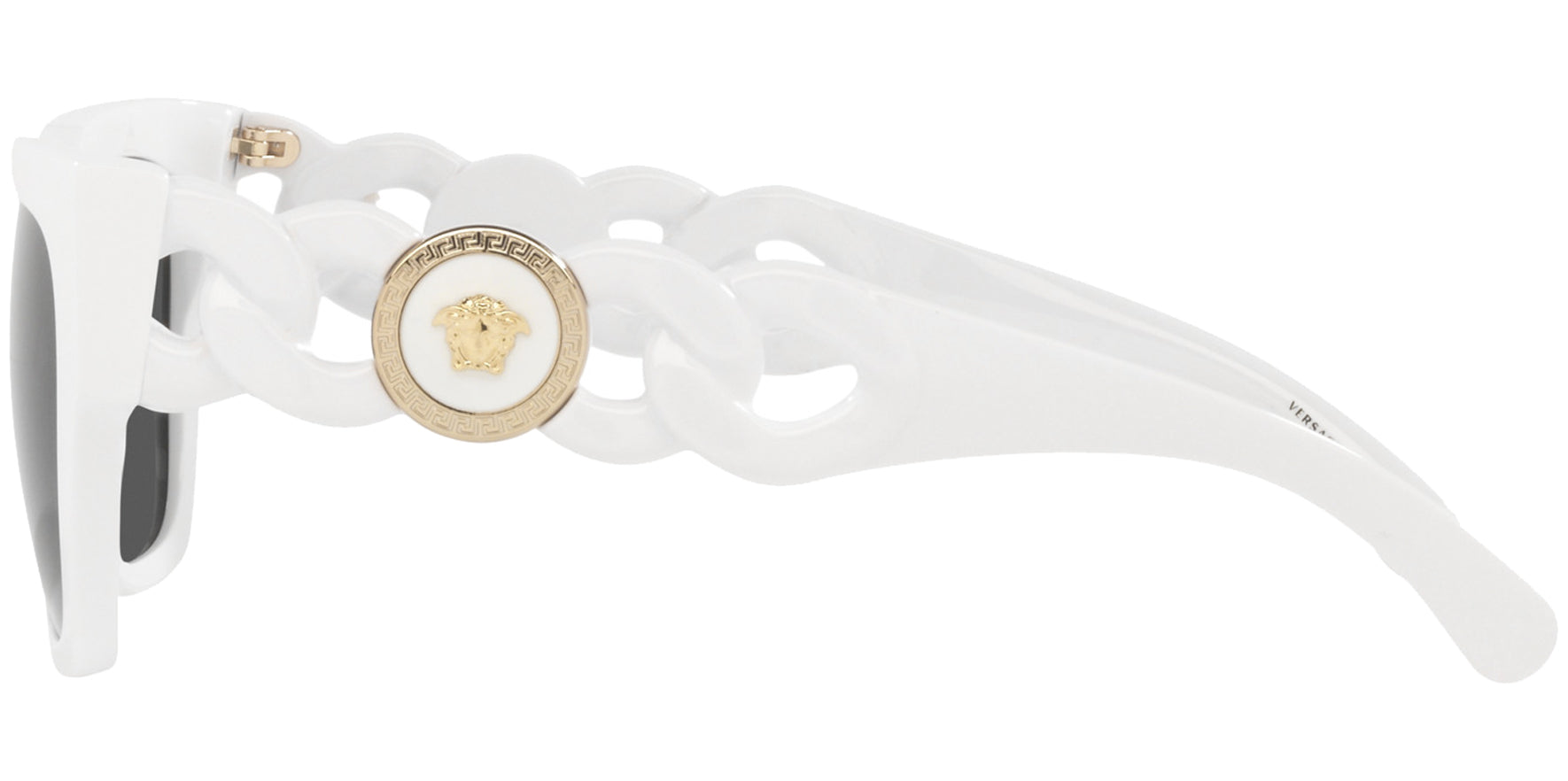 Versace White Square w/ Link Temples - Eyedictive