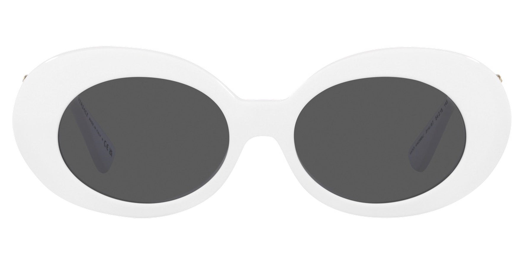 Versace White Mod Style Oval - Eyedictive