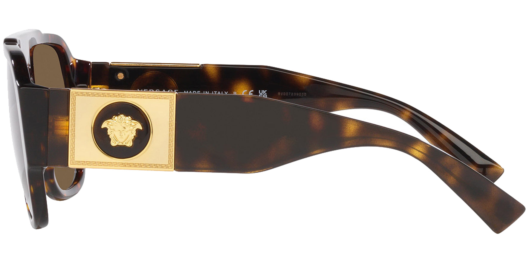 Versace Havana Wide Temple Pilot - Eyedictive