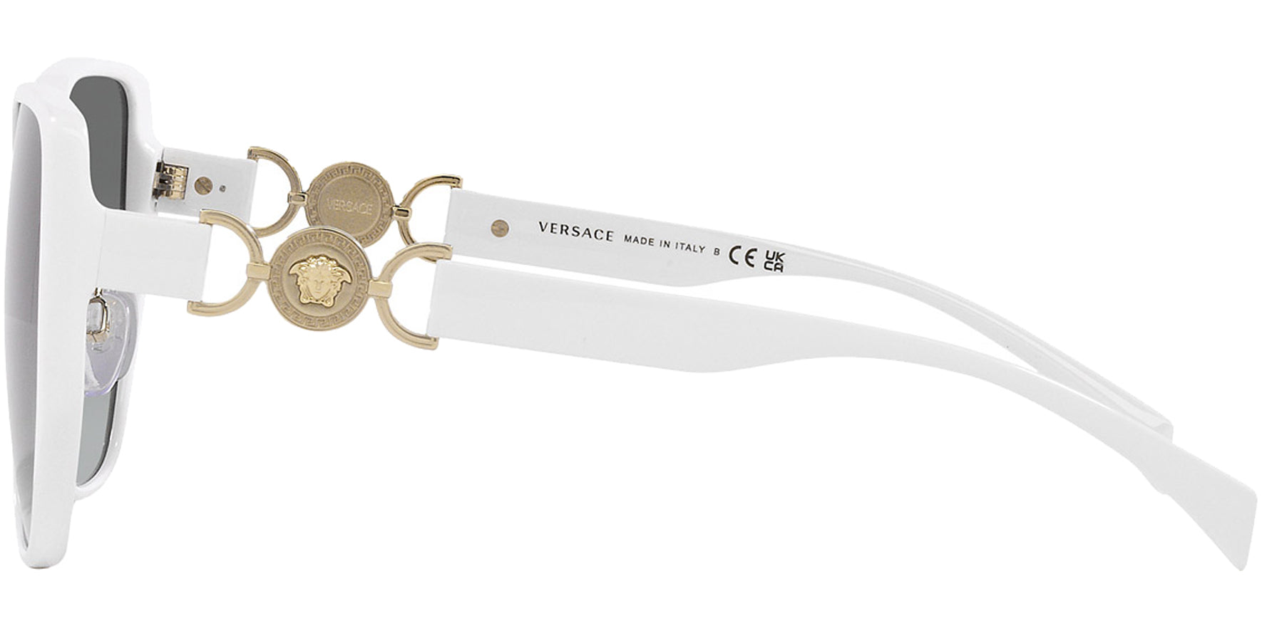 Versace Medusa '95 White Butterfly w/ Gradient Lens - Eyedictive