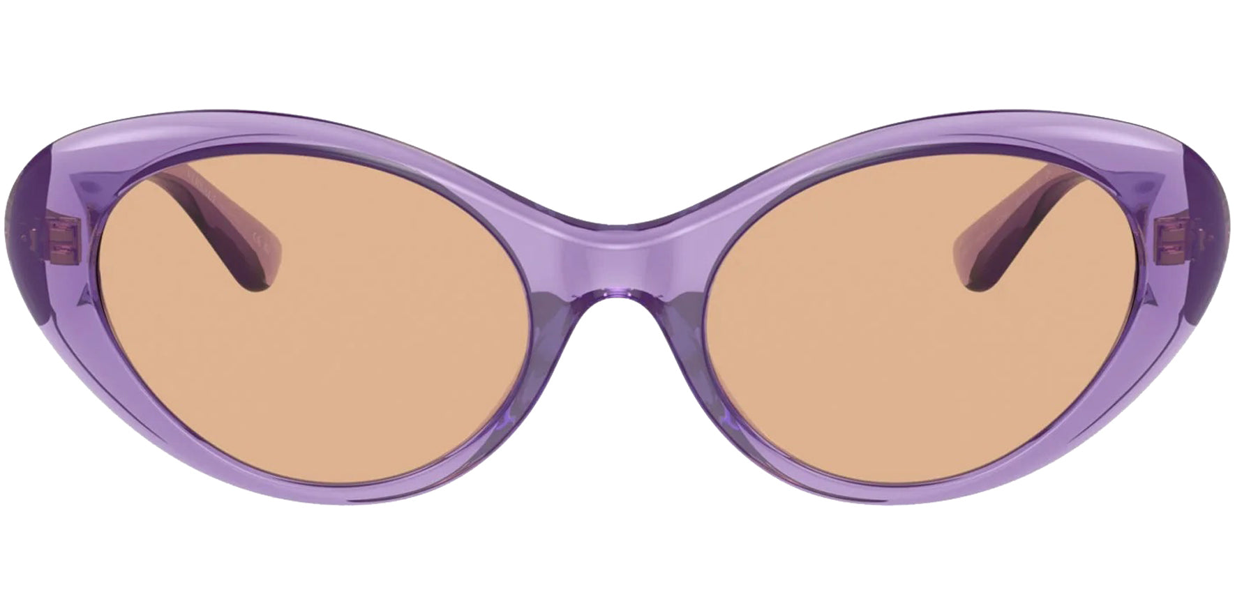 Versace La Medusa Women's Transparent Purple Cat Eye