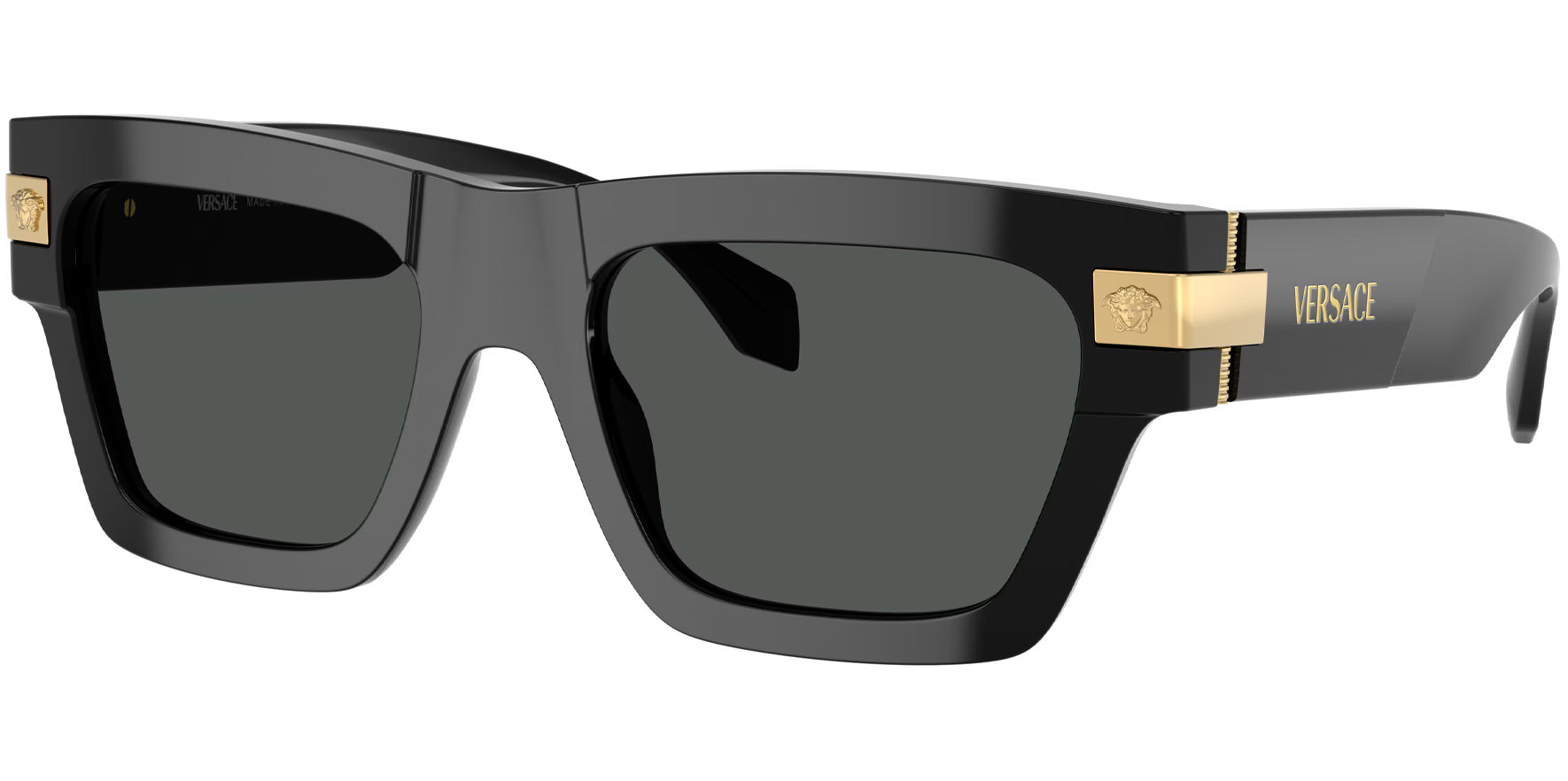 Versace Black Classic Geometric Square - Eyedictive