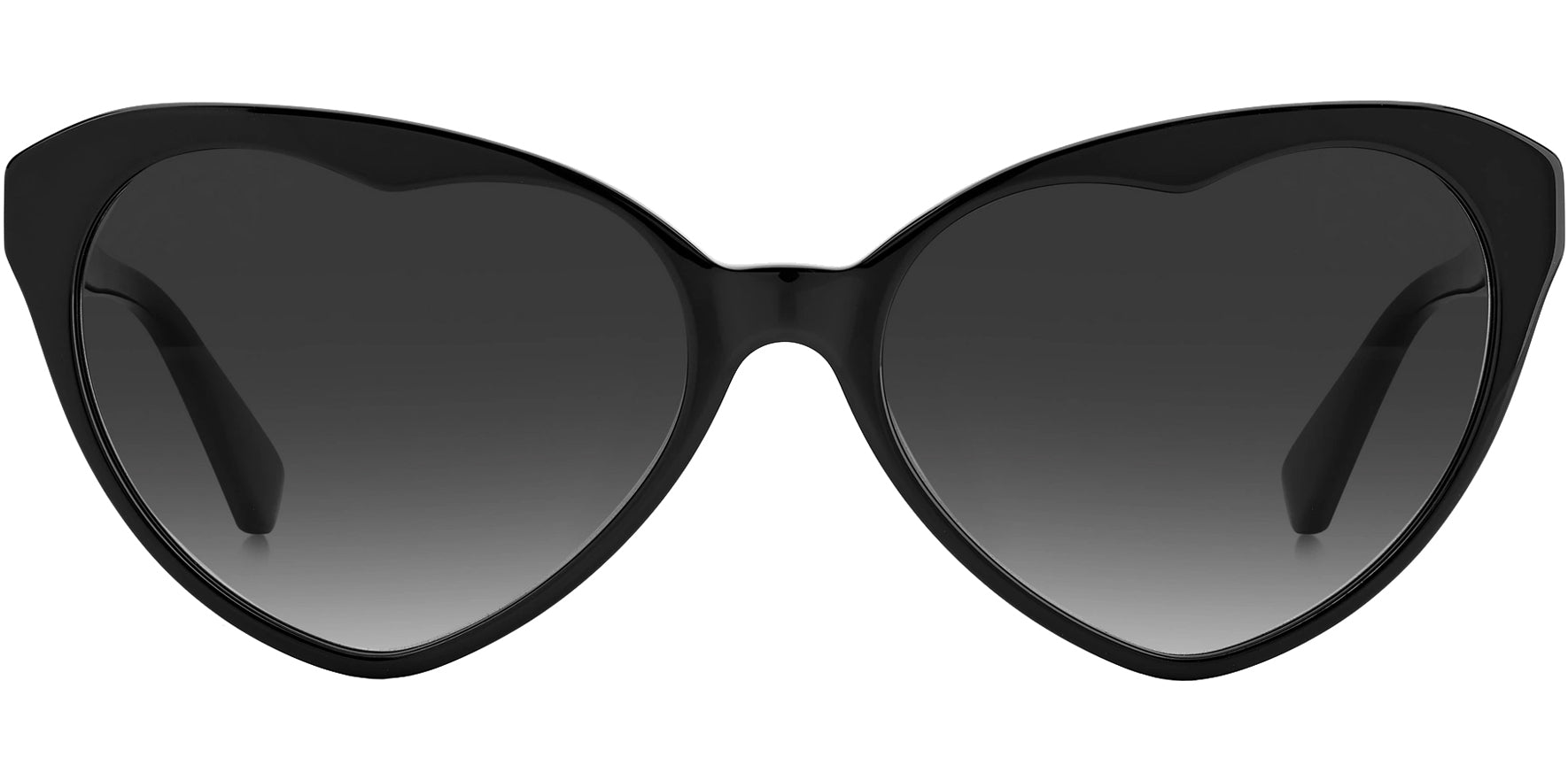 Kate Spade Velma Black Heart Integrated Cat Eye w/ Gradient Lens - Eyedictive